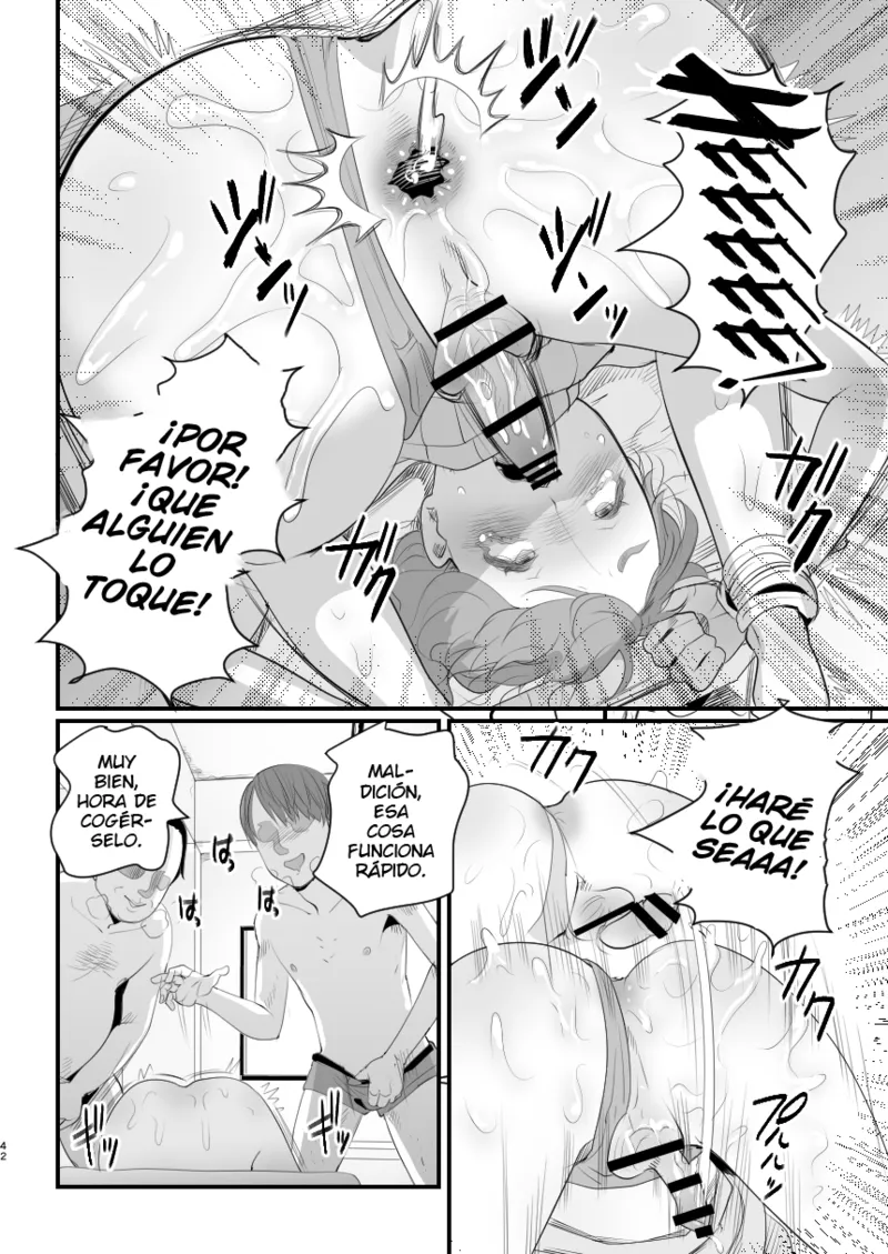 [Groggy-chou (Guro Tsuki)] Otokonoko Haishinsha Nagesen ni Noserarete Hamerarechaimashita [Spanish] image number 42