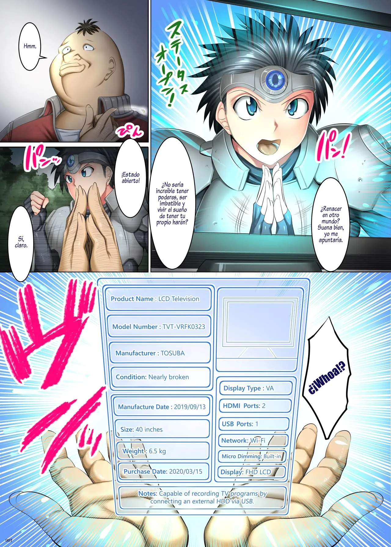 [Kaientai (Shuten Douji)] Kakikae Kanou! Status Open! 1&2 [Spanish] [Al chile no sé Scan] [Digital] image number 6