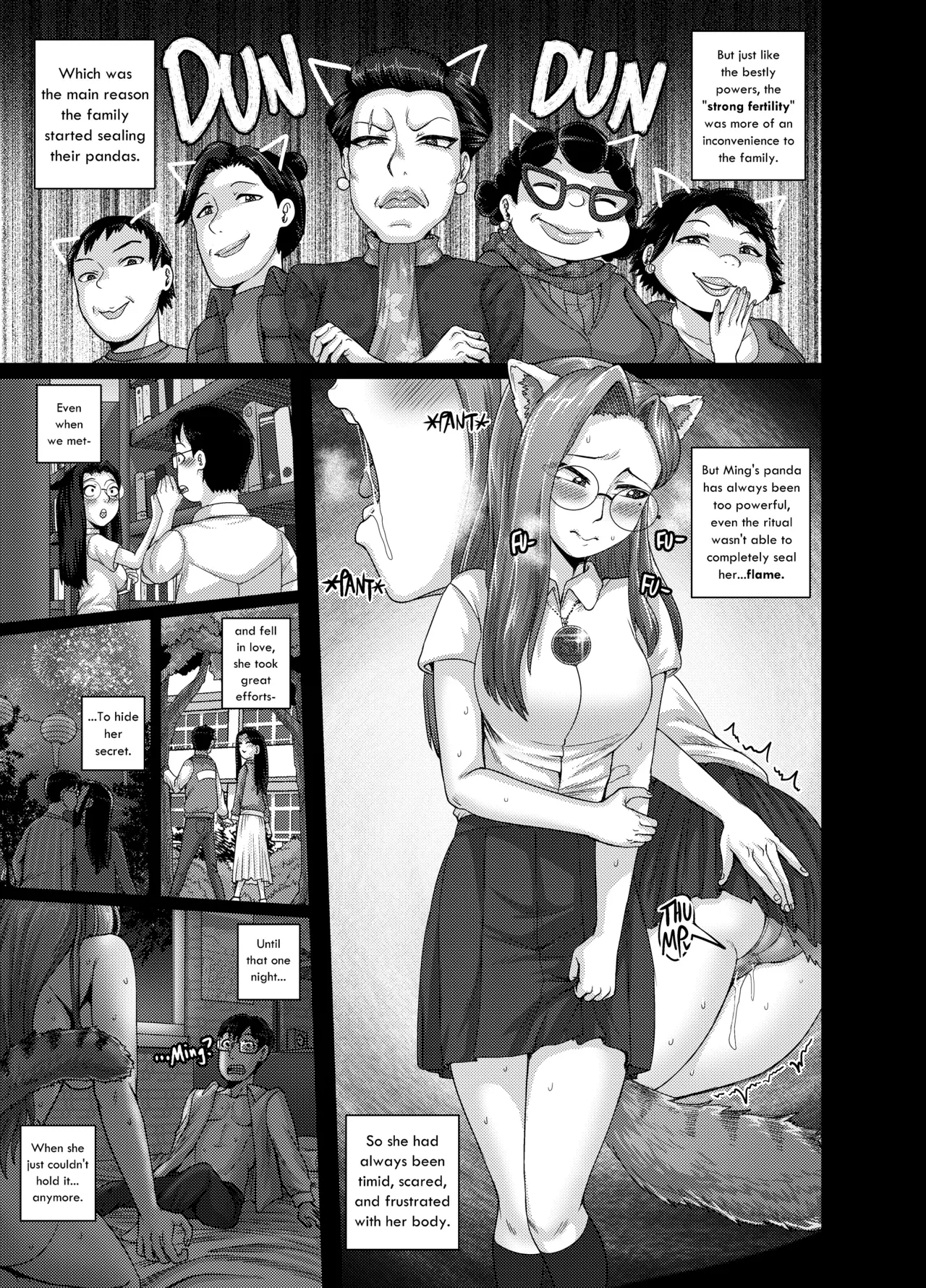 [Juicebox Koujou (Juna Juna Juice)] Tsuma wa Tokidoki Ecchi Panda | Mating with Red [English] [Decensored] imagen número 10