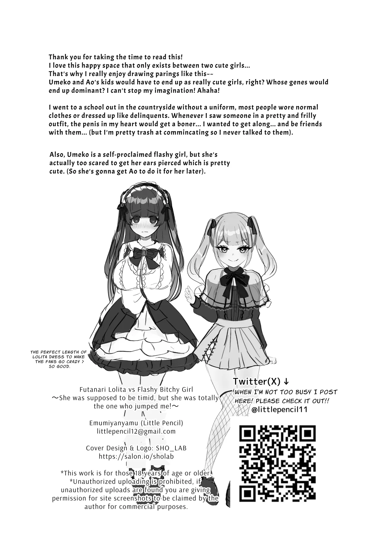 [LittlePencil (Emumiya Nyamu)] Futanari Lolita vs Jiraikei Mesugaki 〜Kiyowa na Futanari Joshi wo Odoshita hazu ga Gyaku ni Okasare chatta!〜 | Gothic Fashion Futanari vs Jirai-kei Style Provocateur ~Tables Turn on the Blackmailer~ [English] [Penguin Piper] изображение № 63