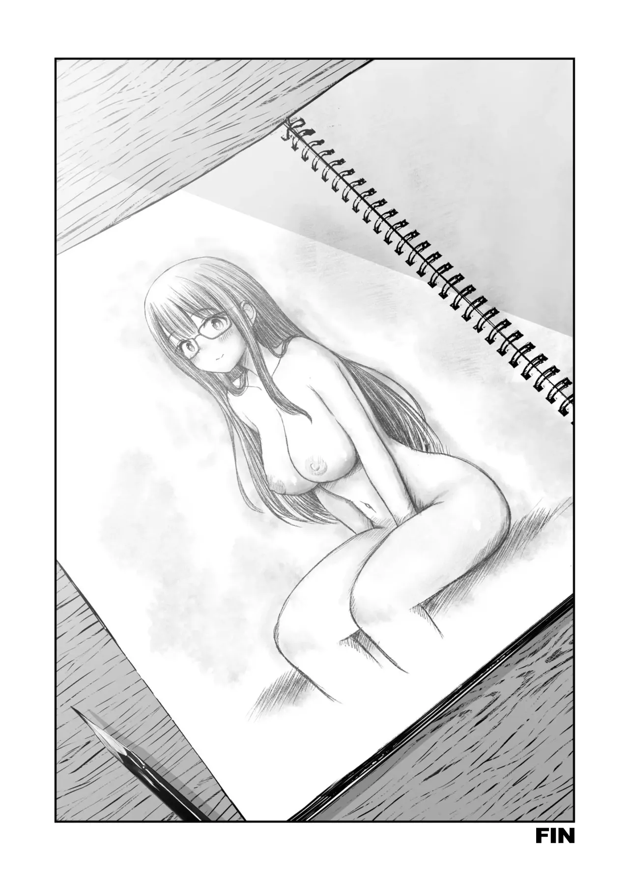 [Kotorakku] Bijutsubu no Kyonyuu Kouhai ga Nude Model ni Natta Kekka Amari ni Ero Sugite Ore no Geijutsu ga Bakuhatsushita Hanashi | La Kouhai de Pechos Grandes que se Desnudo para Ser mi Modelo de Dibujo [Spanish] [Kejotan] image number 51