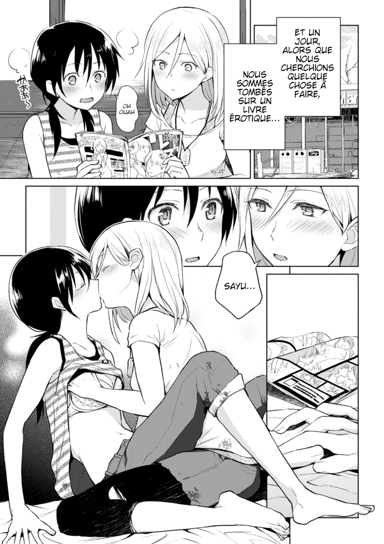 [Nagashiro Rouge] Kiseki no Suki o Nokoshitai | I Want To Leave Behind a Miraculous Love (2D Comic Magazine Yuri Ninshin Vol. 3) [French] [Digital] image number 5