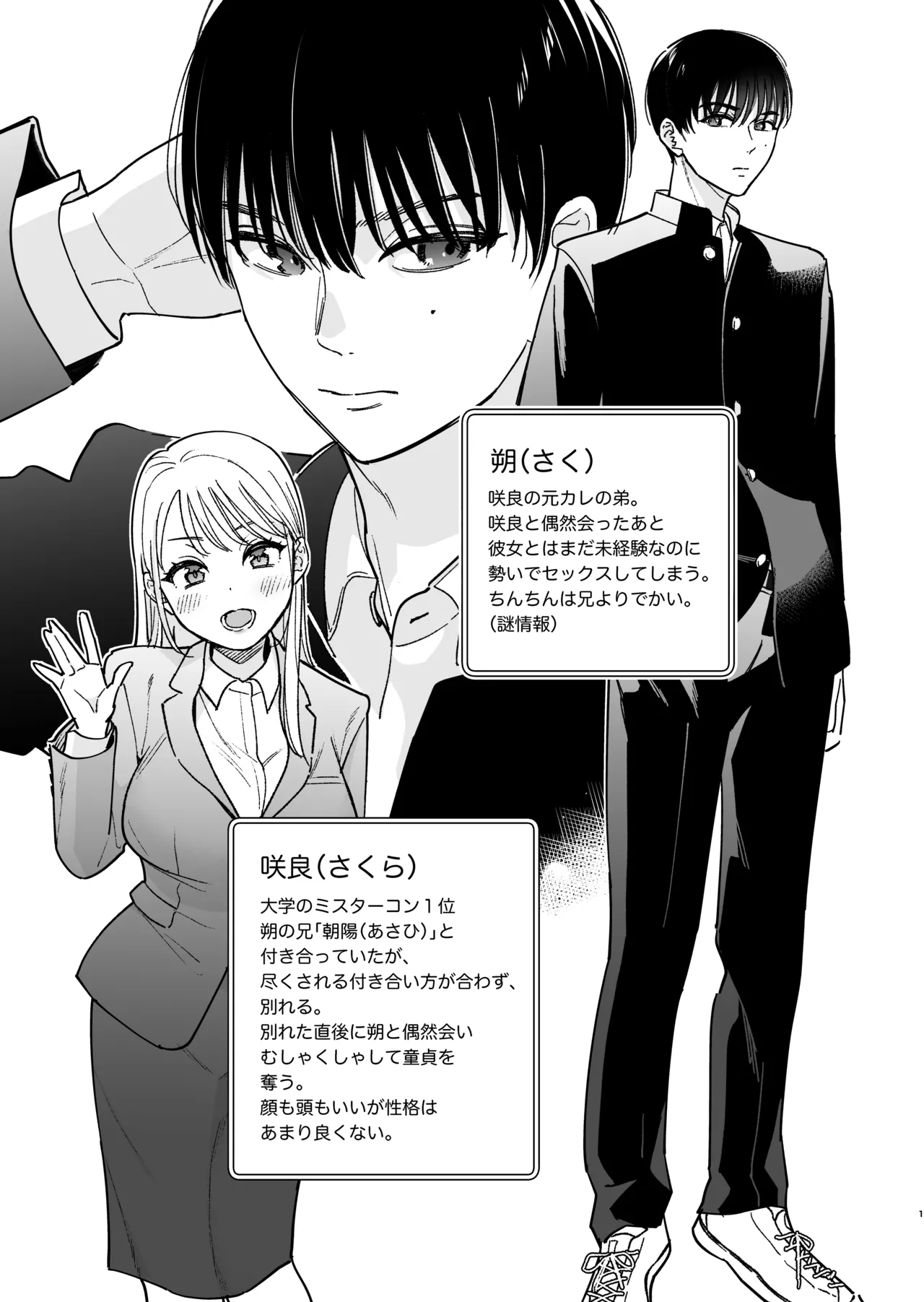 [てばさきのぶお] 続・元カレの弟に手を出してみた image number 2