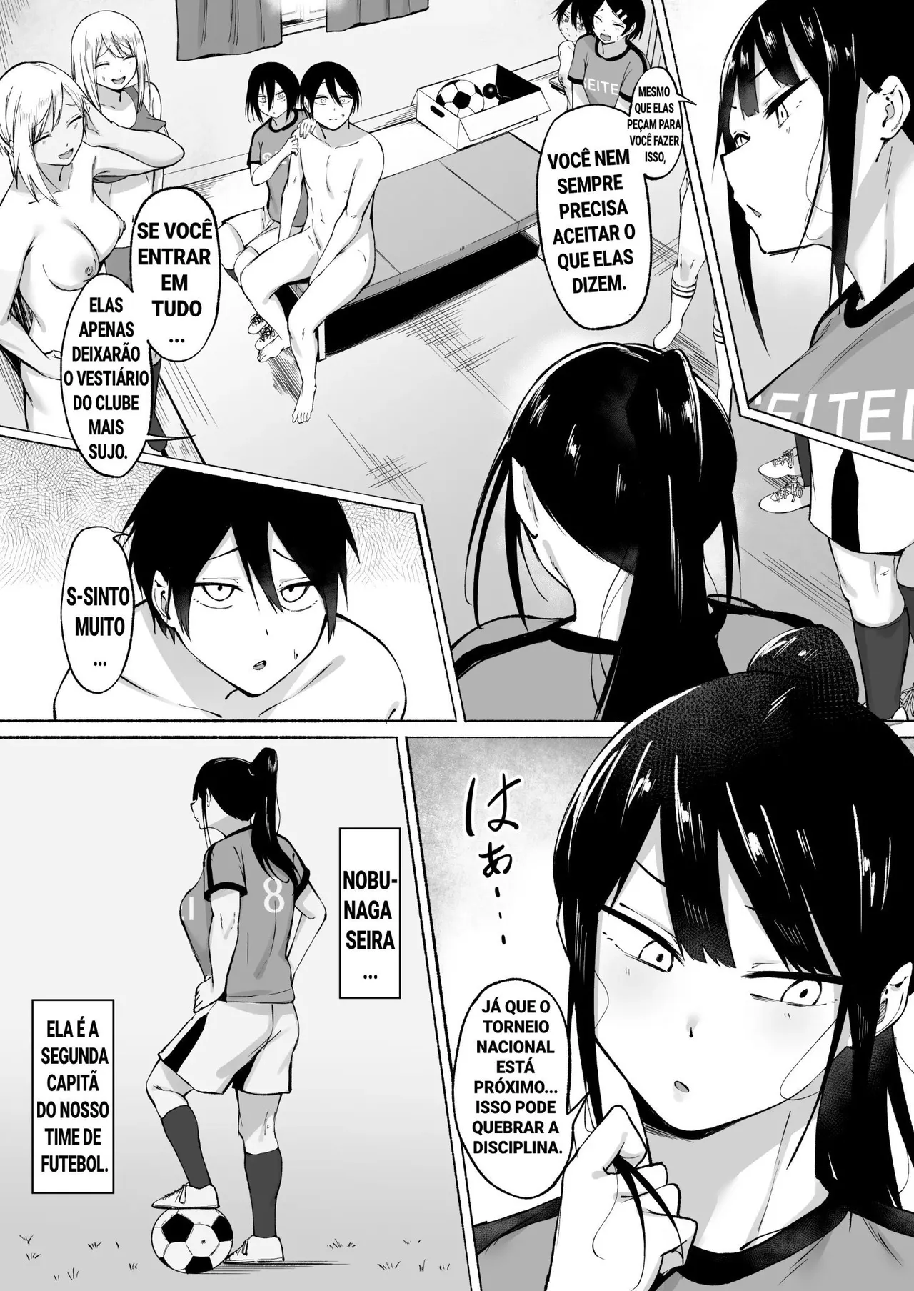 [Fetio] Seitei Gakuen Soccer-bu no Nichijou Zenpen [Portuguese-BR] 画像番号 58