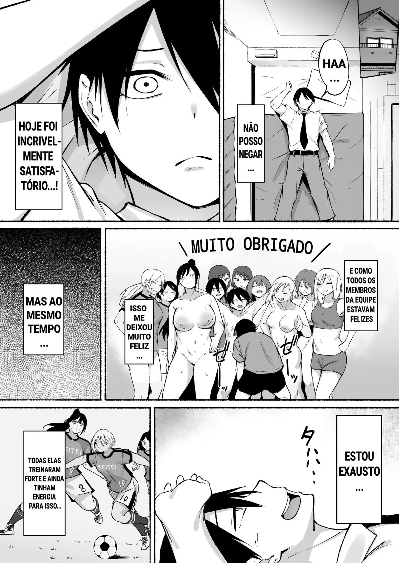 [Fetio] Seitei Gakuen Soccer-bu no Nichijou Zenpen [Portuguese-BR] 画像番号 74