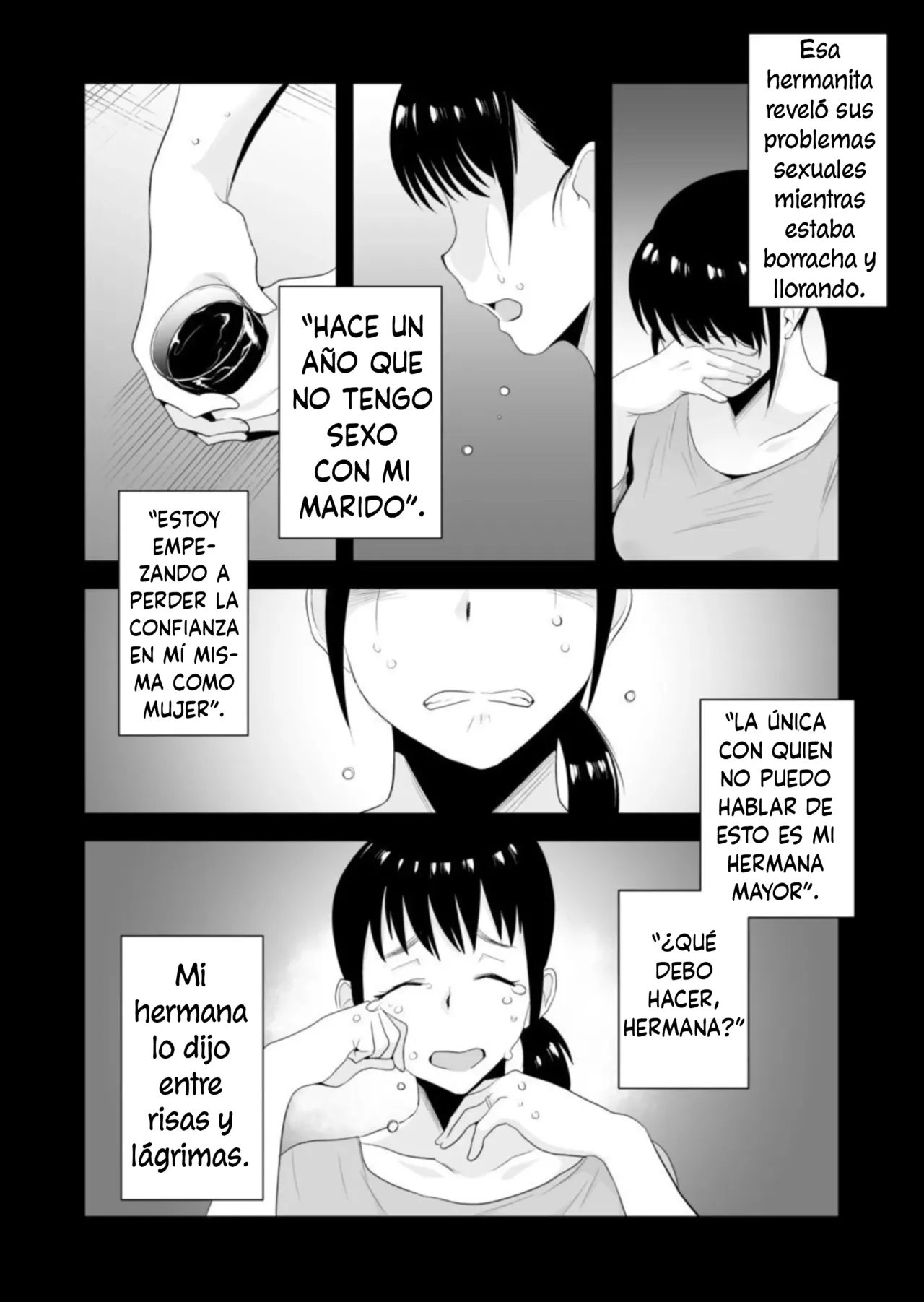 [Haitoku Sensei] Netorare Shimai ~Ane no Danna to Honki Sex~ | Netorase de Hermanas ~Sexo Serio con el Esposo de mi Hermana~ [Spanish] [La Legión Fantasma] 画像番号 4