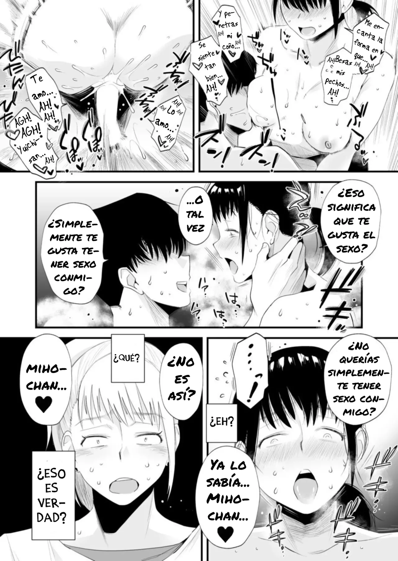 [Haitoku Sensei] Netorare Shimai ~Ane no Danna to Honki Sex~ | Netorase de Hermanas ~Sexo Serio con el Esposo de mi Hermana~ [Spanish] [La Legión Fantasma] 画像番号 44