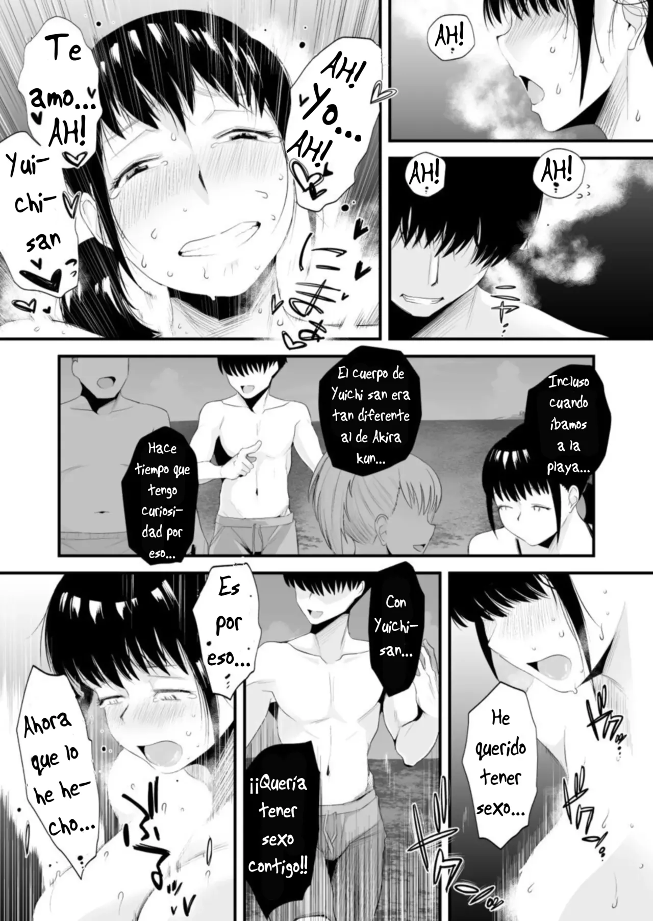 [Haitoku Sensei] Netorare Shimai ~Ane no Danna to Honki Sex~ | Netorase de Hermanas ~Sexo Serio con el Esposo de mi Hermana~ [Spanish] [La Legión Fantasma] 画像番号 45