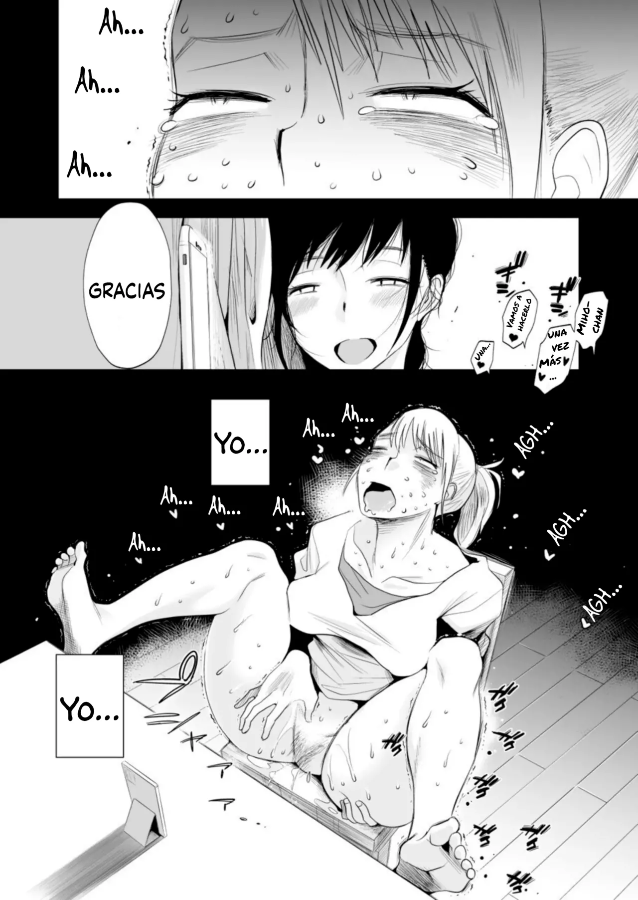 [Haitoku Sensei] Netorare Shimai ~Ane no Danna to Honki Sex~ | Netorase de Hermanas ~Sexo Serio con el Esposo de mi Hermana~ [Spanish] [La Legión Fantasma] 画像番号 64