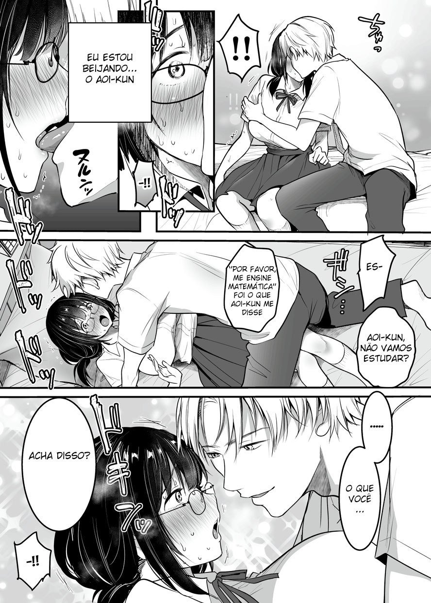 [Super Ichigo-chan (Misaoka)] Kareshi-mochi jimi-ko no koukishin 〜 damenano ni… ikemen kara no sasoi wa kotowarenai 〜 [Portuguese-BR] 画像番号 12