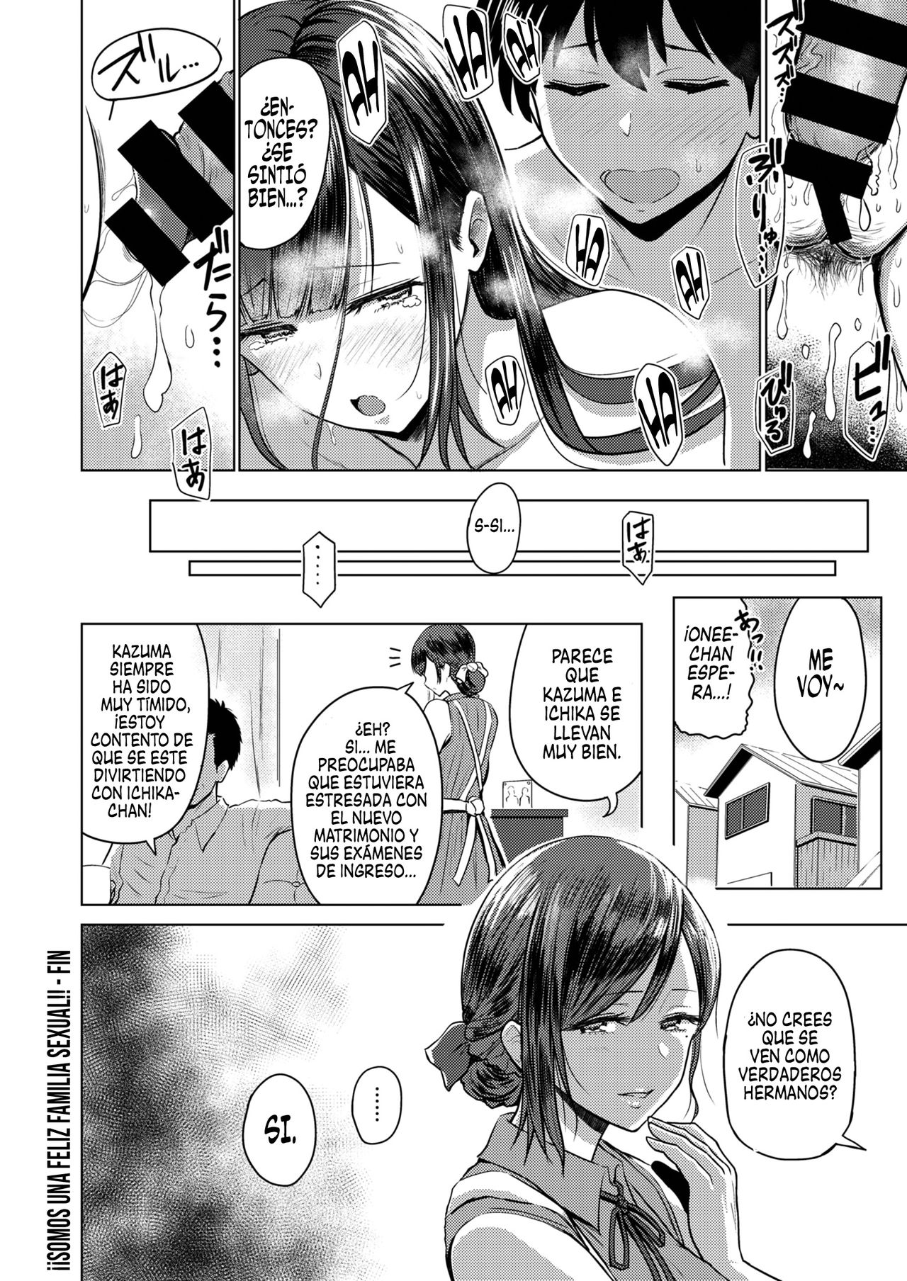 [Nishizawa Mizuki] Akarui Kazoku Seikatsu Ane Ichika Hen | Somos una Feliz Familia Sexual (WEEKLY Kairakuten Vol. 11) [Spanish] [Centurion Scans] image number 16