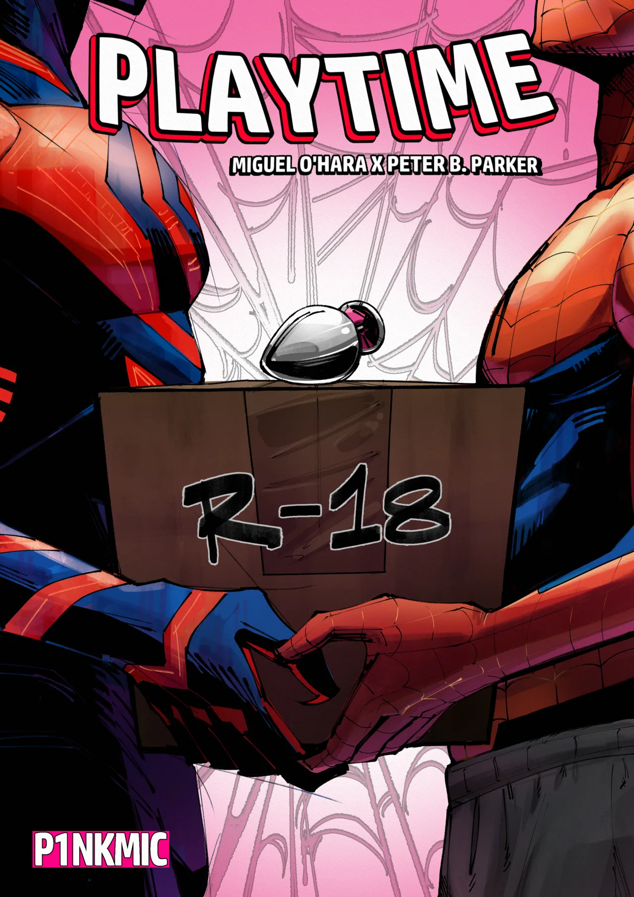 [P1NKMIC] Playtime (Miguel O'Hara x Peter B. Parker, Spiderdads) 画像番号 1