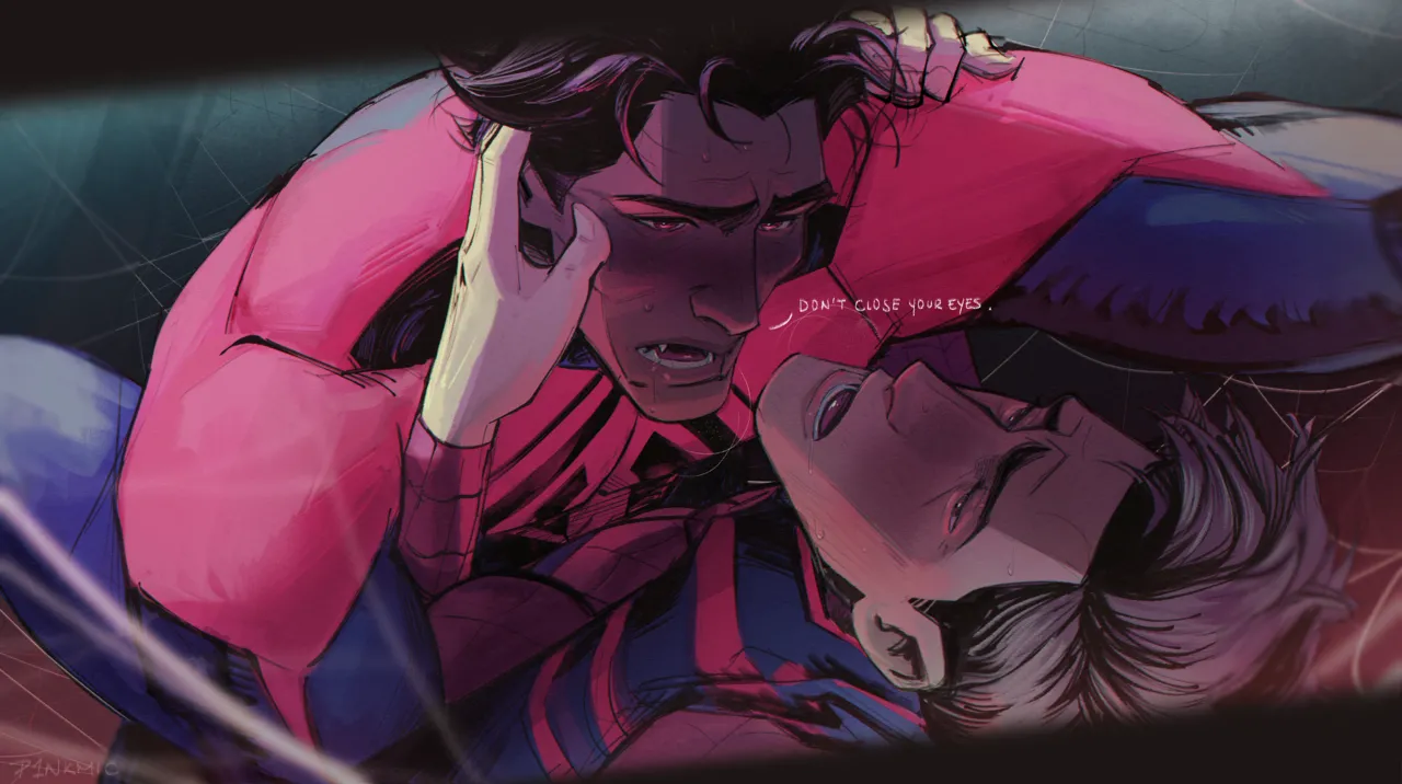 [P1NKMIC] Playtime (Miguel O'Hara x Peter B. Parker, Spiderdads) 画像番号 30