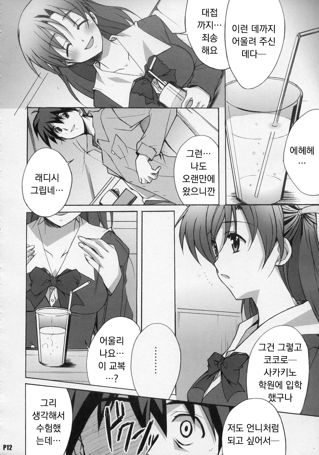 (C72) [Hacchakesou (PONPON)] After Days (School Days) [Korean] изображение № 11