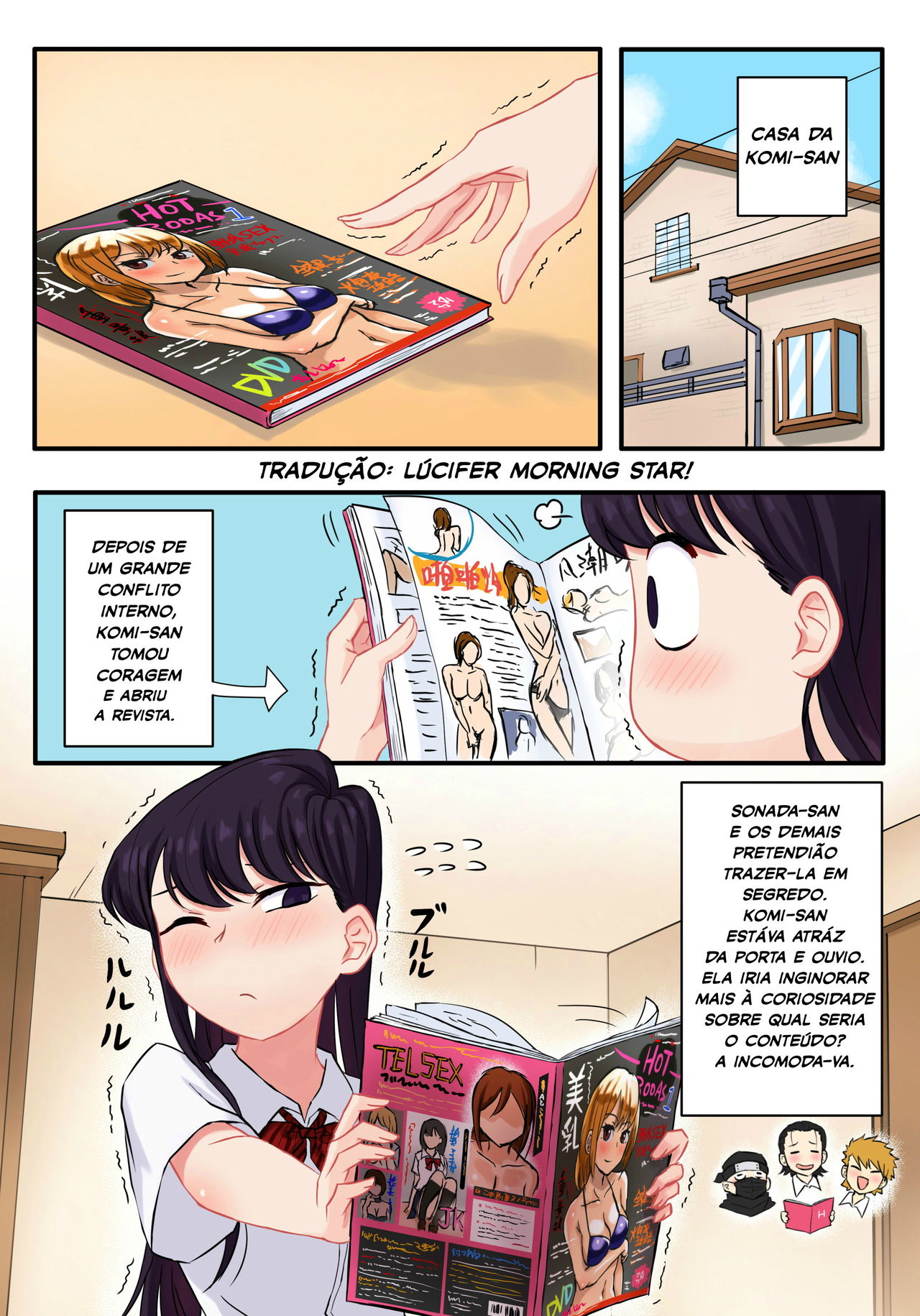 [Tsukikaze Machi (Wox Yang)] Komi-san wa, H Mousoushou desu. (Komi-san wa, Komyushou desu.) [Portuguese-BR] [Digital] image number 2