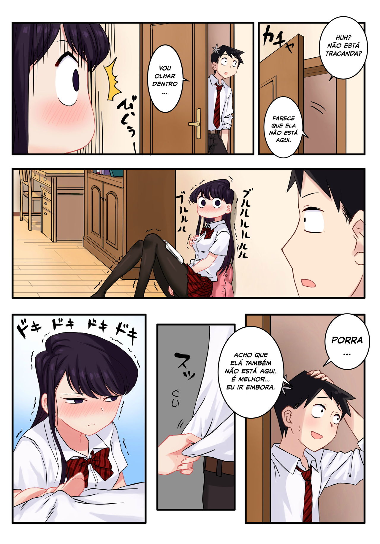 [Tsukikaze Machi (Wox Yang)] Komi-san wa, H Mousoushou desu. (Komi-san wa, Komyushou desu.) [Portuguese-BR] [Digital] image number 4