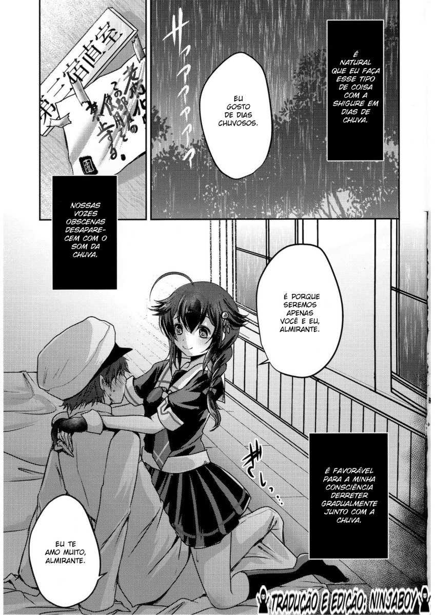 (C97) [Usubeniya (Usubeni Sakurako)] Yamanai Ame, Akenai Yoru. (Kantai Collection -KanColle-) [Portuguese-BR] [Ninjaboy] numero di immagine  2