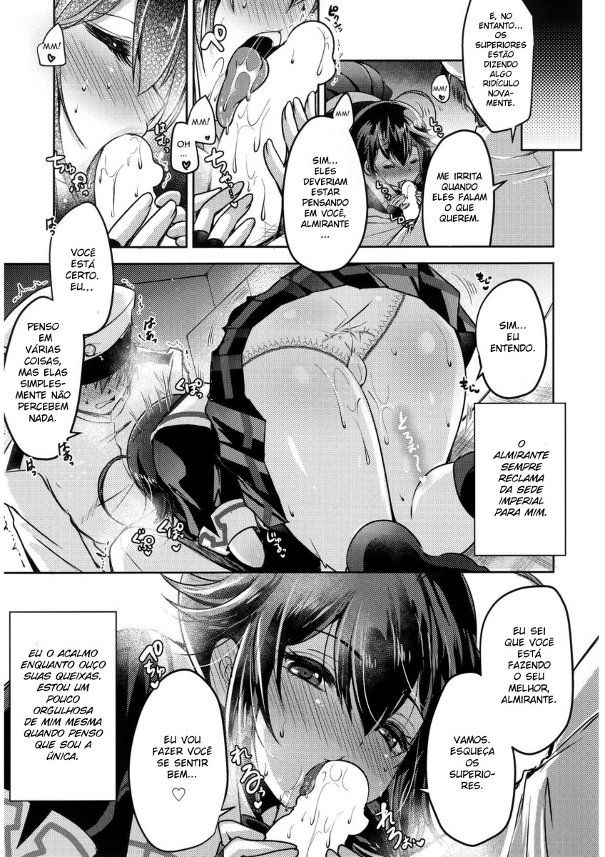 (C97) [Usubeniya (Usubeni Sakurako)] Yamanai Ame, Akenai Yoru. (Kantai Collection -KanColle-) [Portuguese-BR] [Ninjaboy] numero di immagine  4