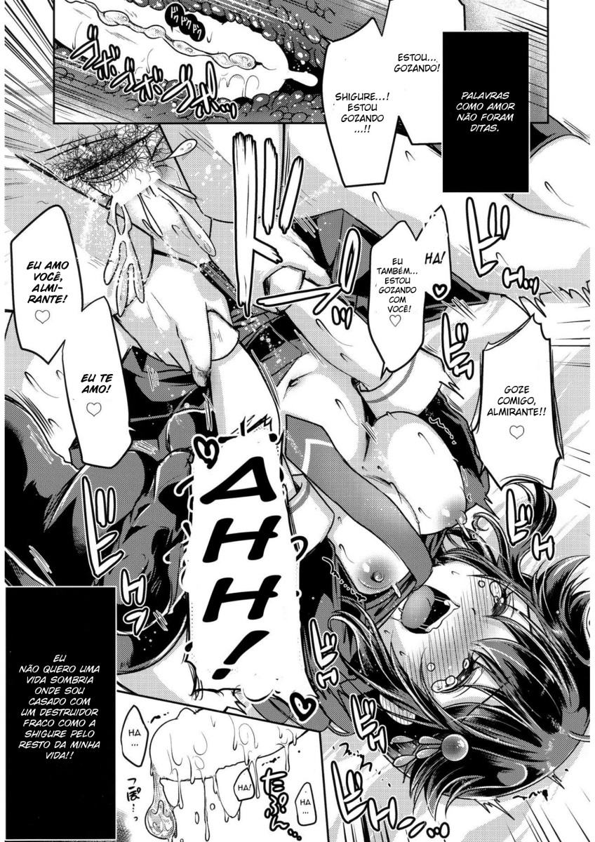 (C97) [Usubeniya (Usubeni Sakurako)] Yamanai Ame, Akenai Yoru. (Kantai Collection -KanColle-) [Portuguese-BR] [Ninjaboy] numero di immagine  12