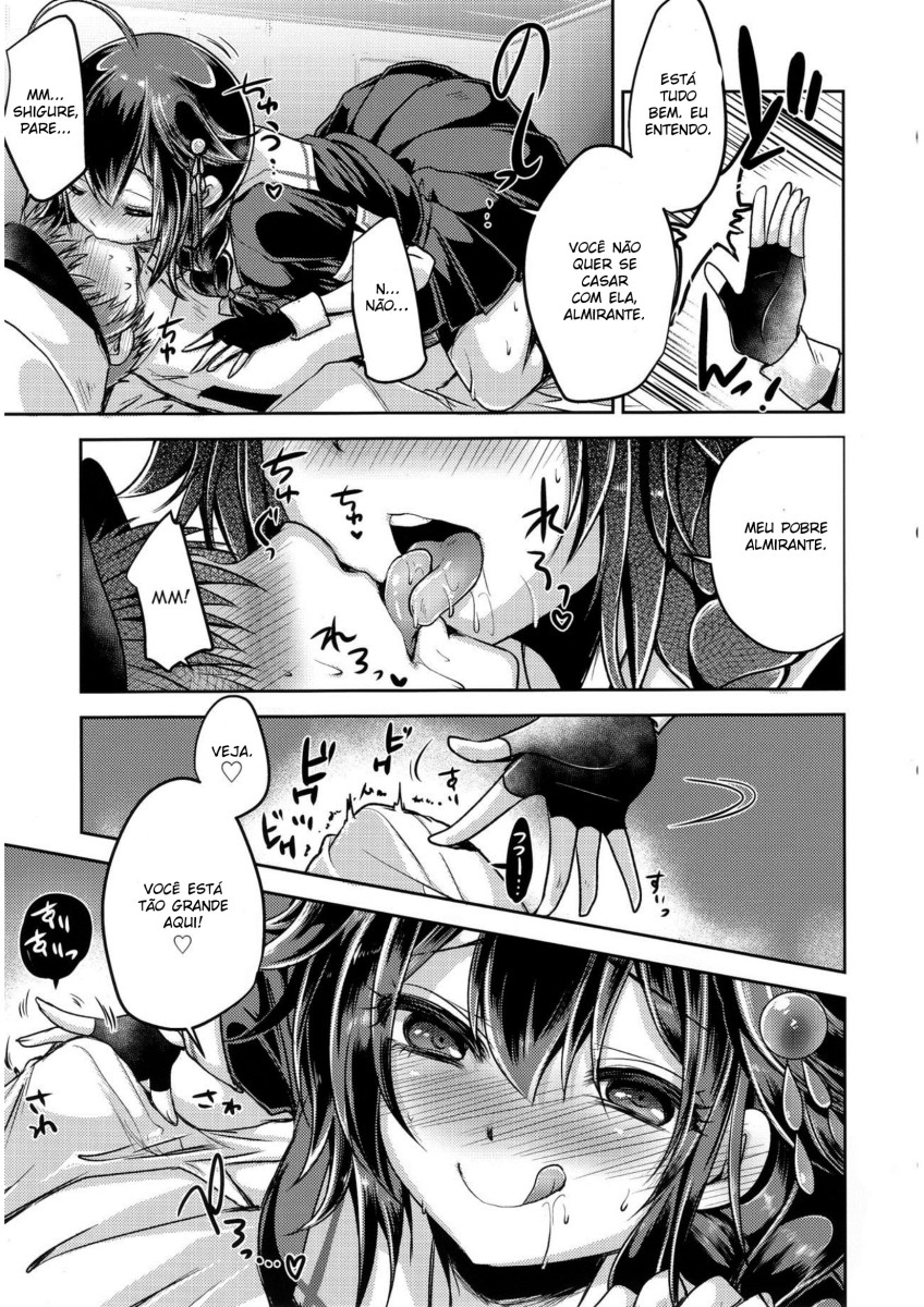 (C97) [Usubeniya (Usubeni Sakurako)] Yamanai Ame, Akenai Yoru. (Kantai Collection -KanColle-) [Portuguese-BR] [Ninjaboy] numero di immagine  18