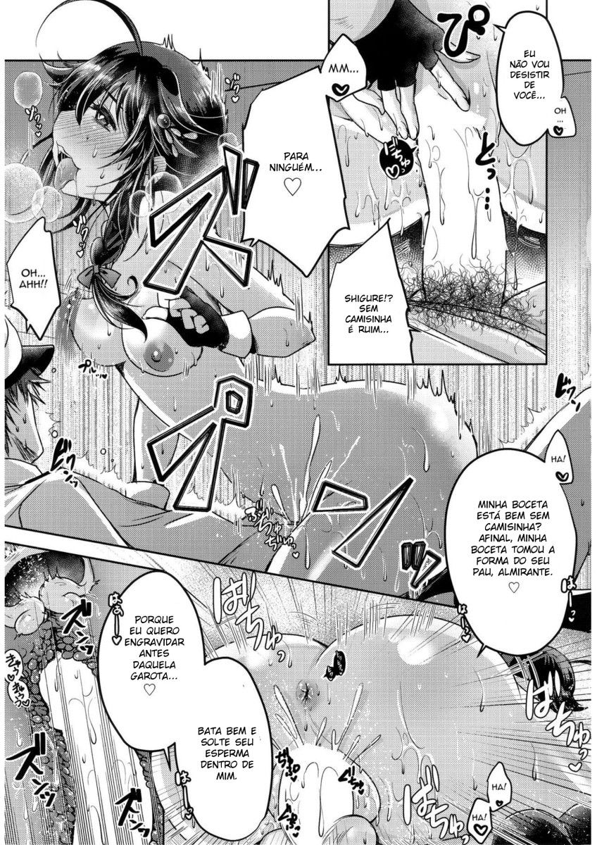 (C97) [Usubeniya (Usubeni Sakurako)] Yamanai Ame, Akenai Yoru. (Kantai Collection -KanColle-) [Portuguese-BR] [Ninjaboy] numero di immagine  20