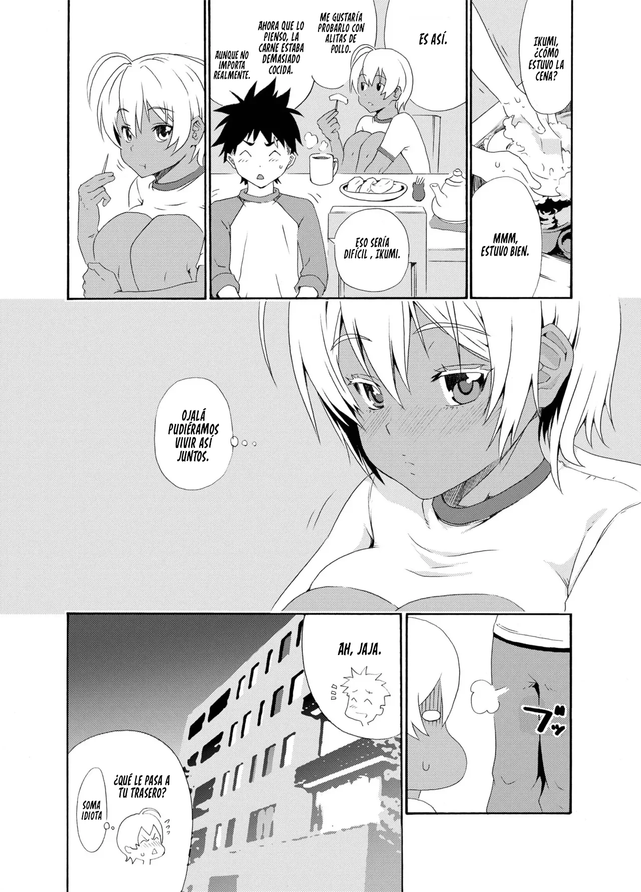 (C85) [Amazake Hatosyo-ten (Yoshu Ohepe)] Ikumi-chan Niku Niku (Shokugeki no Soma) [Spanish] [HP22] [Sin Censura] imagen número 22