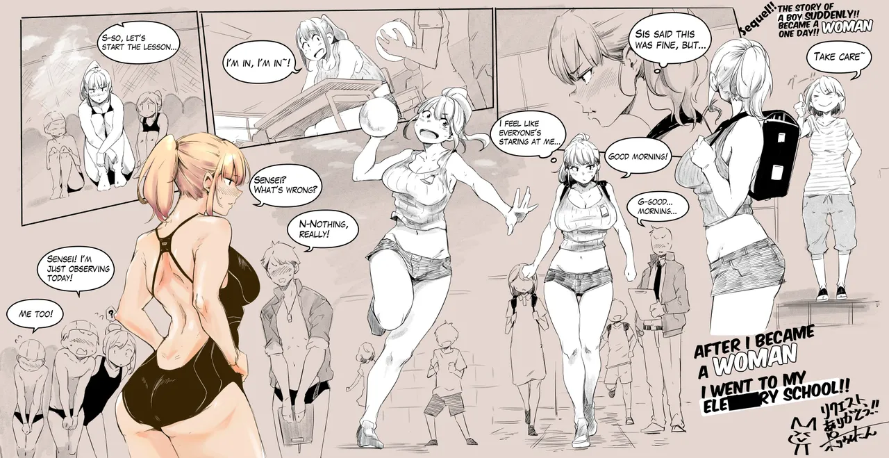 [Poriuretan] Shounen ga Aru Hi Totsuzen Nyotaika Suru Hanashi | The Story of a Boy Suddenly Became a Woman One Day [Ongoing] numero di immagine  3