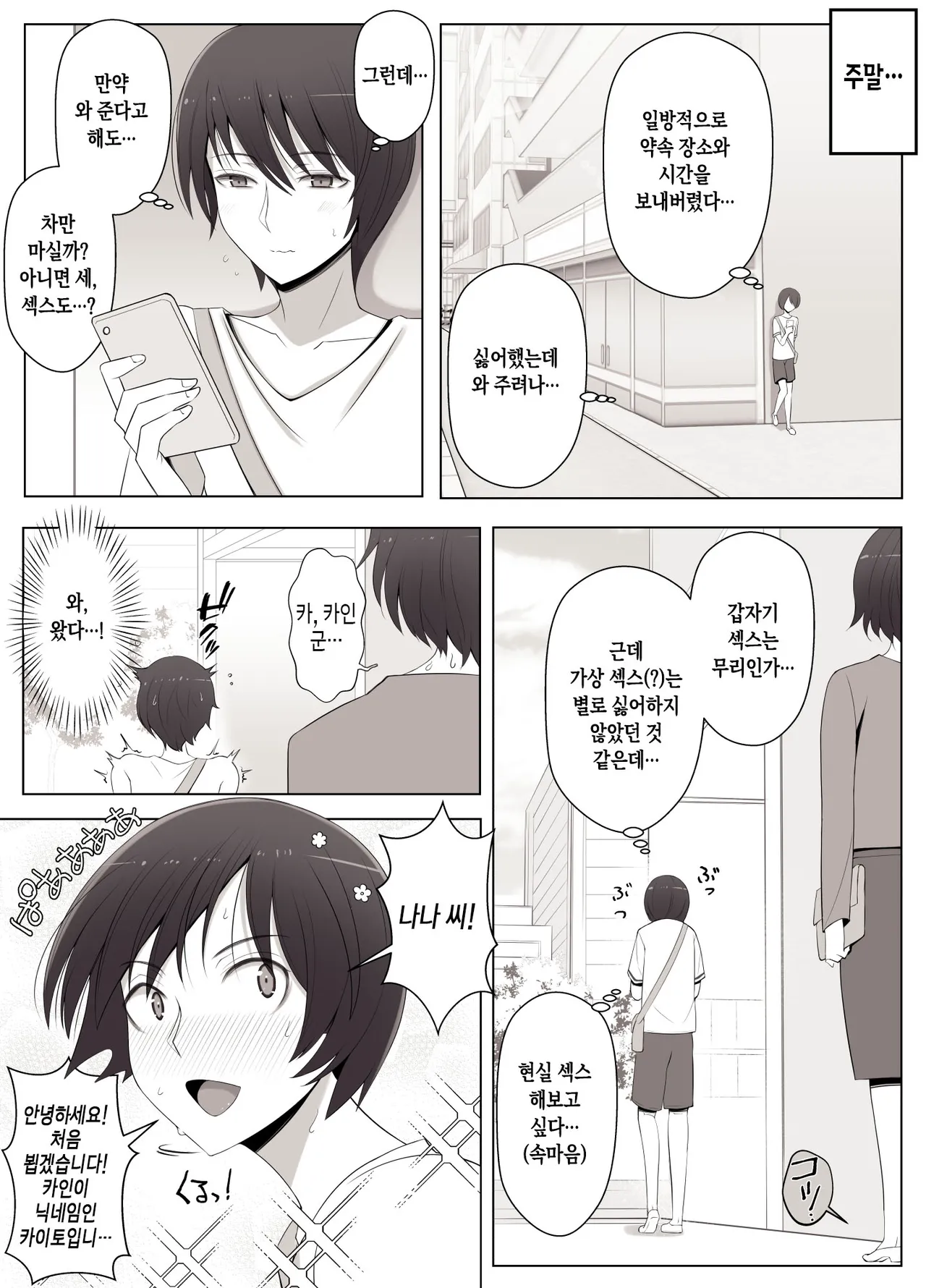 [YoshiYoshi-ya] Virtual Chat de Deatta Risou no Josei wa Boku no Mama deshita | 버추얼 챗에서 만난 이상형의 여자는 우리 엄마였습니다 [Korean][팀 숙녀] numero di immagine  28