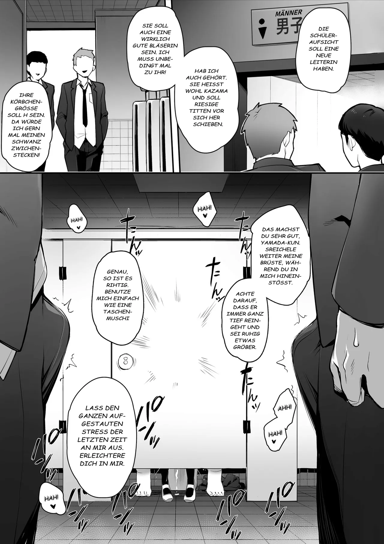 [TRY] Atarashii Fuuki Iinchou wa Kyonyuu Sugiru Ken 1 | Über die neue Leiterin der Schüleraufsicht und ihre riesigen Titten 1 [Decensored][German] imagen número 20