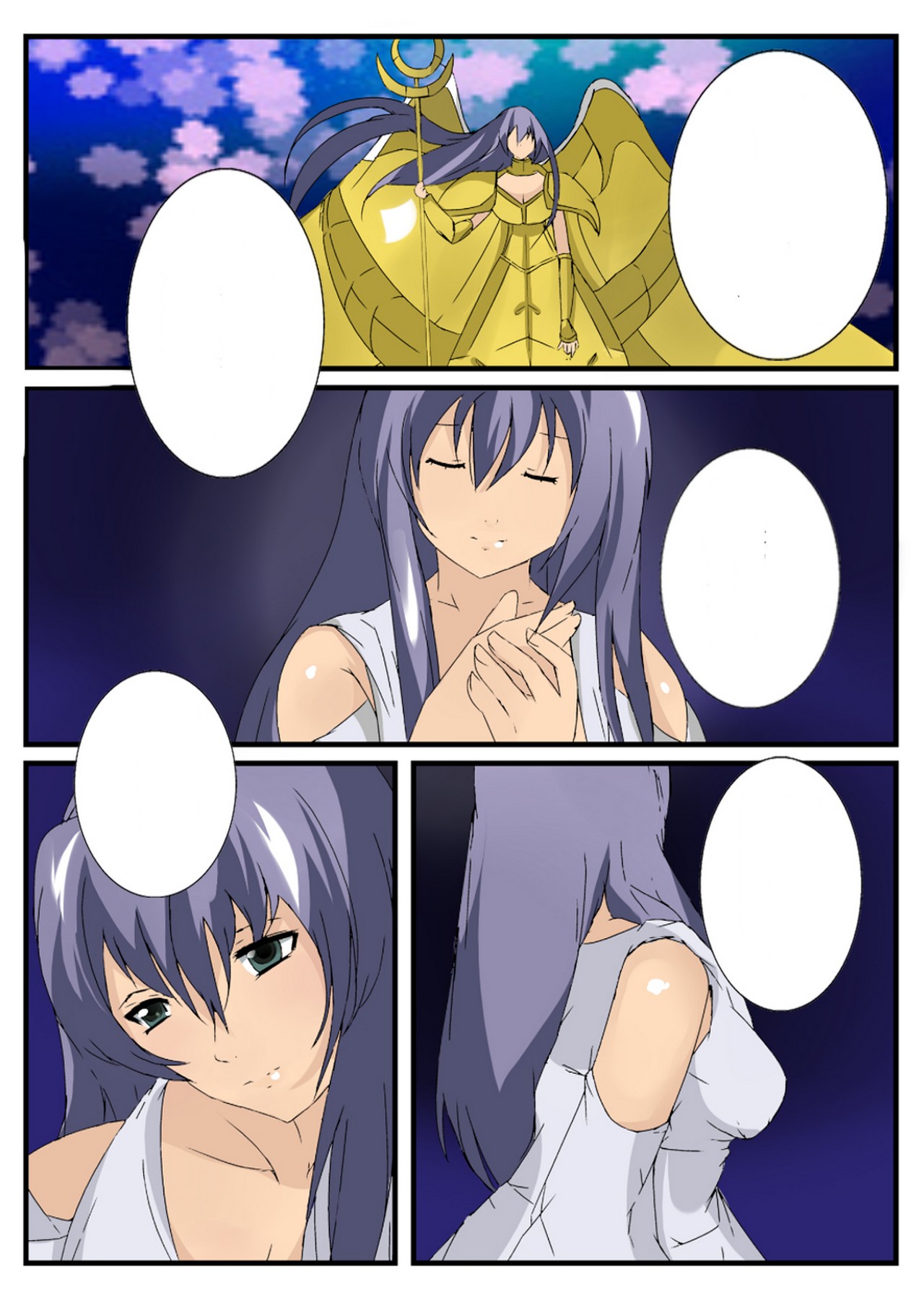 [Ayatoba] Mune Kyun Megami-sama (Saint Seiya) [Textless] numero di immagine  6