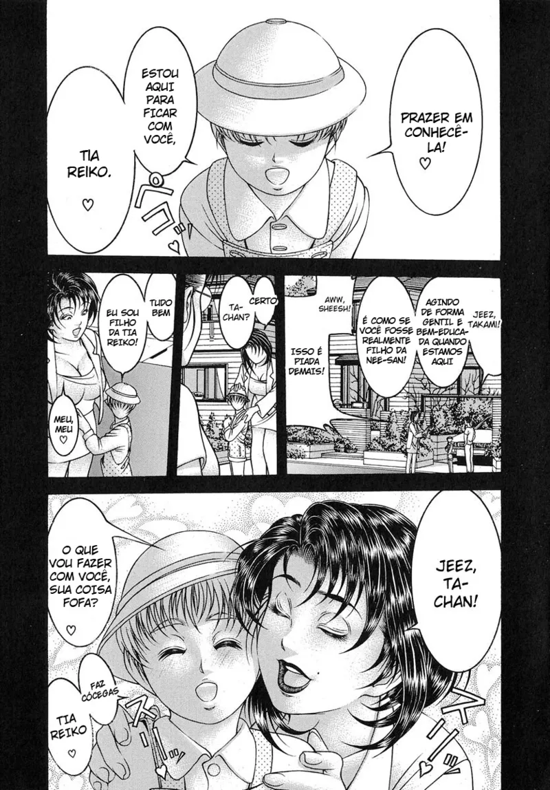 [Moriya Makoto] Beautiful Aunt Reiko's Virgin Boy Feast. [Português] numero di immagine  1