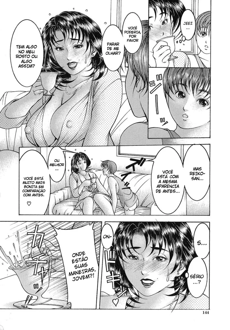 [Moriya Makoto] Beautiful Aunt Reiko's Virgin Boy Feast. [Português] numero di immagine  4