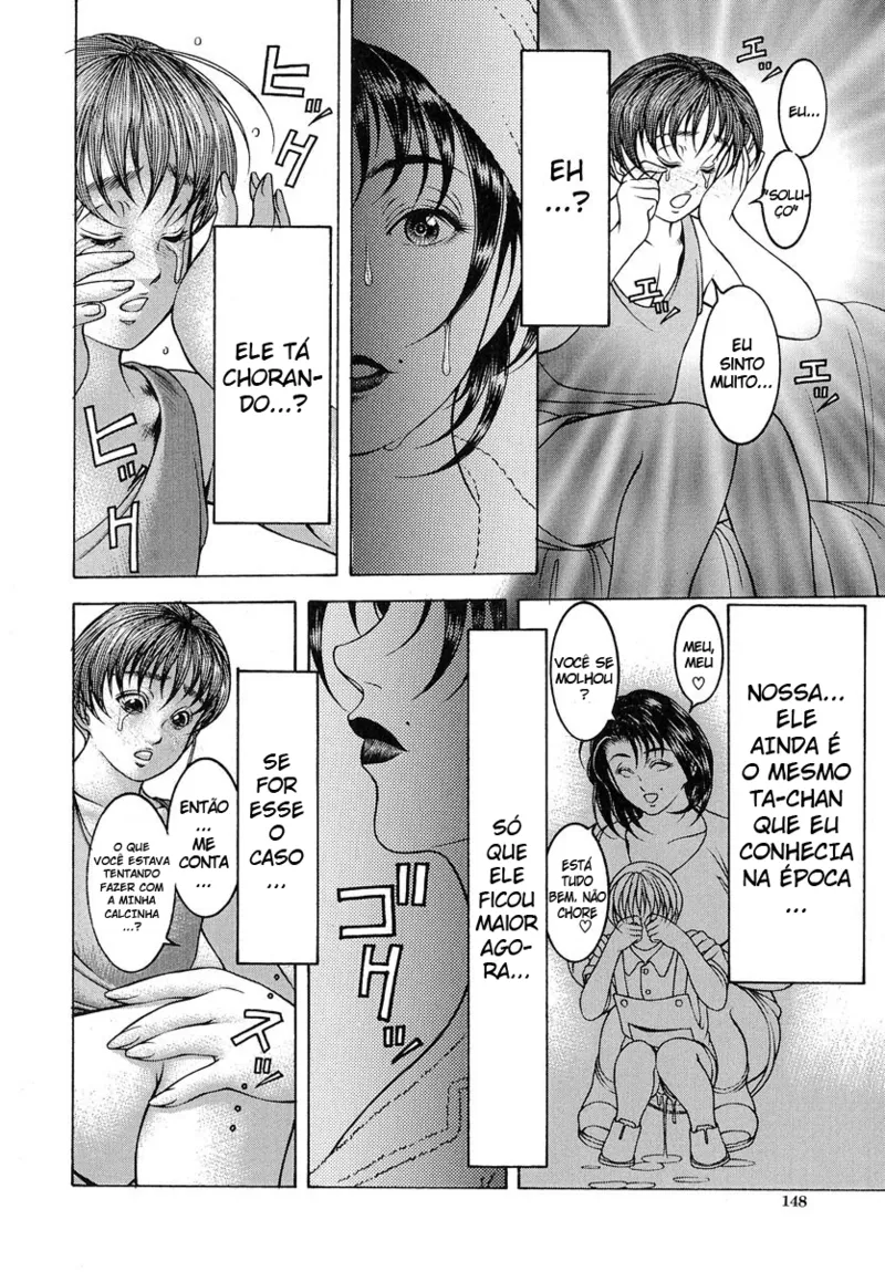 [Moriya Makoto] Beautiful Aunt Reiko's Virgin Boy Feast. [Português] numero di immagine  8