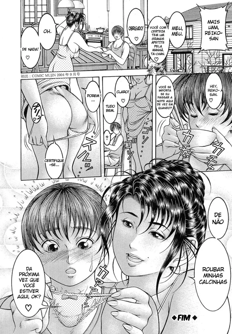 [Moriya Makoto] Beautiful Aunt Reiko's Virgin Boy Feast. [Português] numero di immagine  30