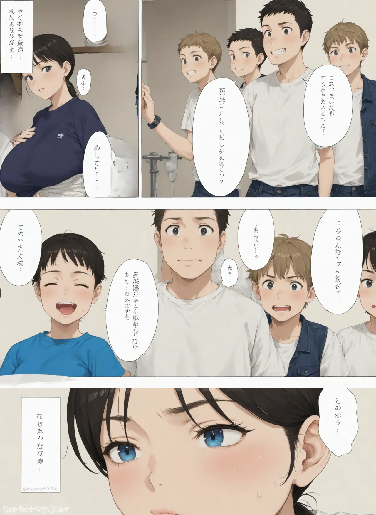 絡まれ妻の今日子さん 今日子さんと太一くん、再び..編  (改)  [AI Generated] imagen número 26