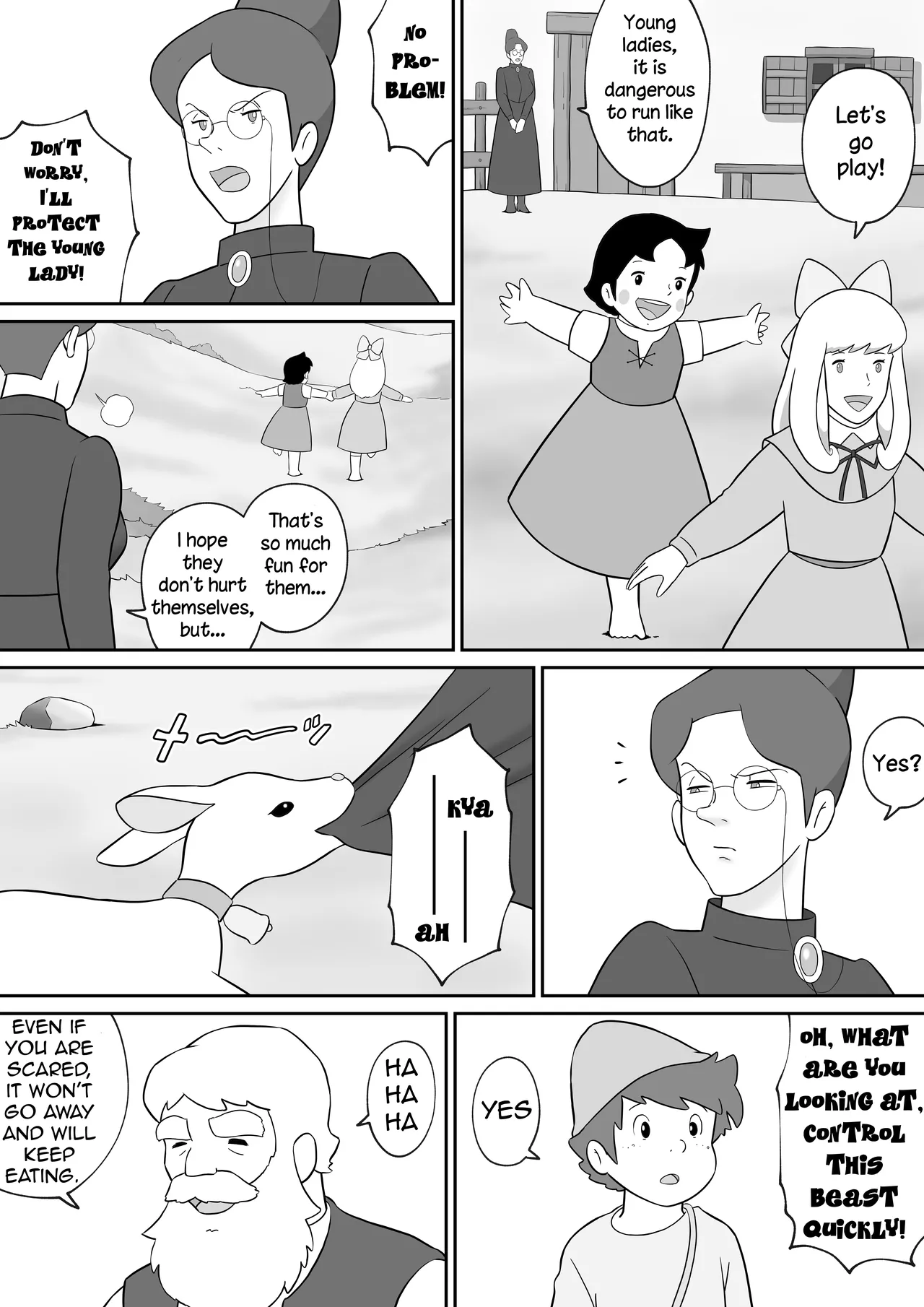 [Tokunaga Poosaku] Frankfurt no Jukujo Rottenmeier | Frankfurt  Milf Rottenmeier (Alps no Shoujo Heidi) [English] [Excavateur] numero di immagine  3