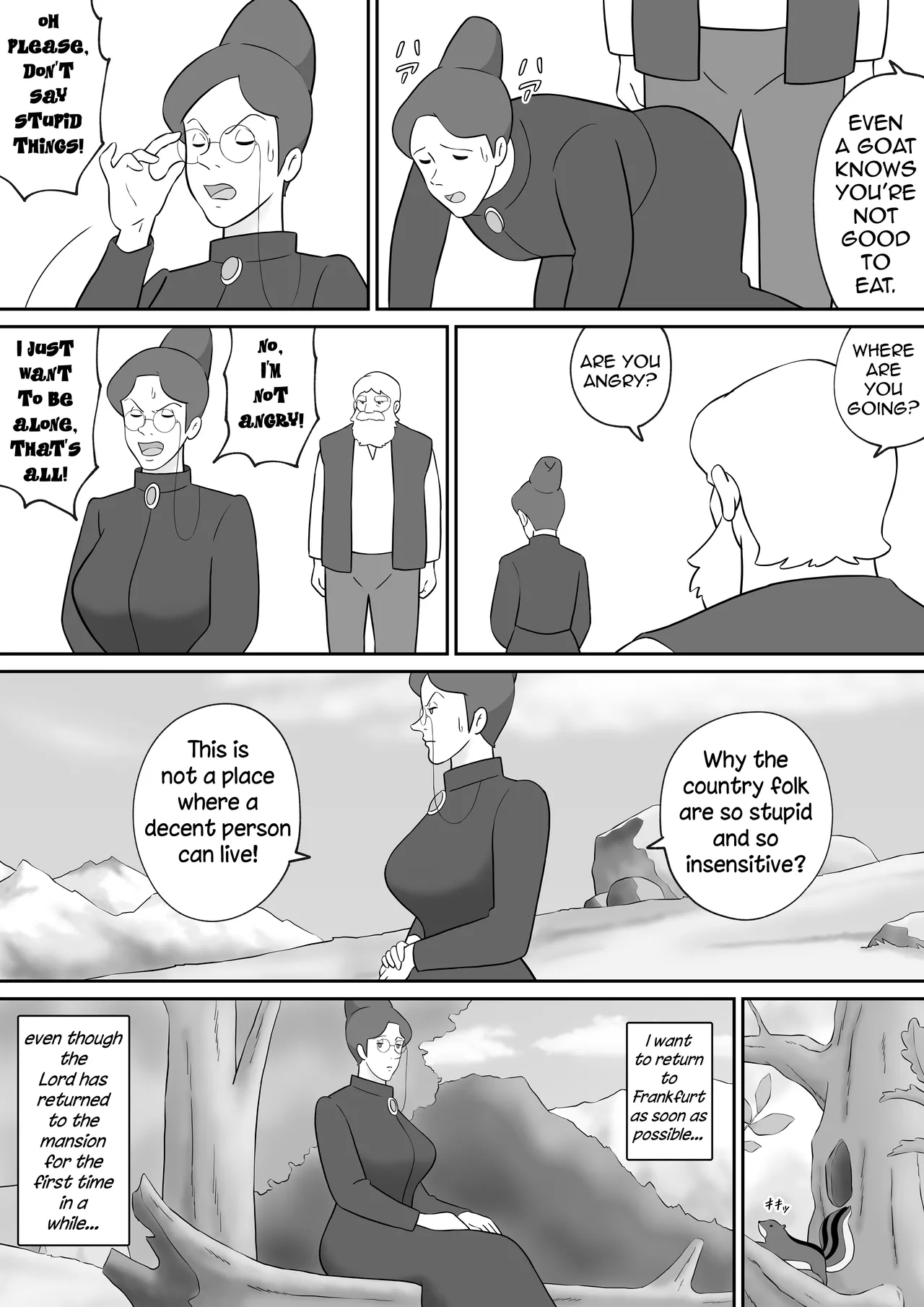 [Tokunaga Poosaku] Frankfurt no Jukujo Rottenmeier | Frankfurt  Milf Rottenmeier (Alps no Shoujo Heidi) [English] [Excavateur] numero di immagine  4