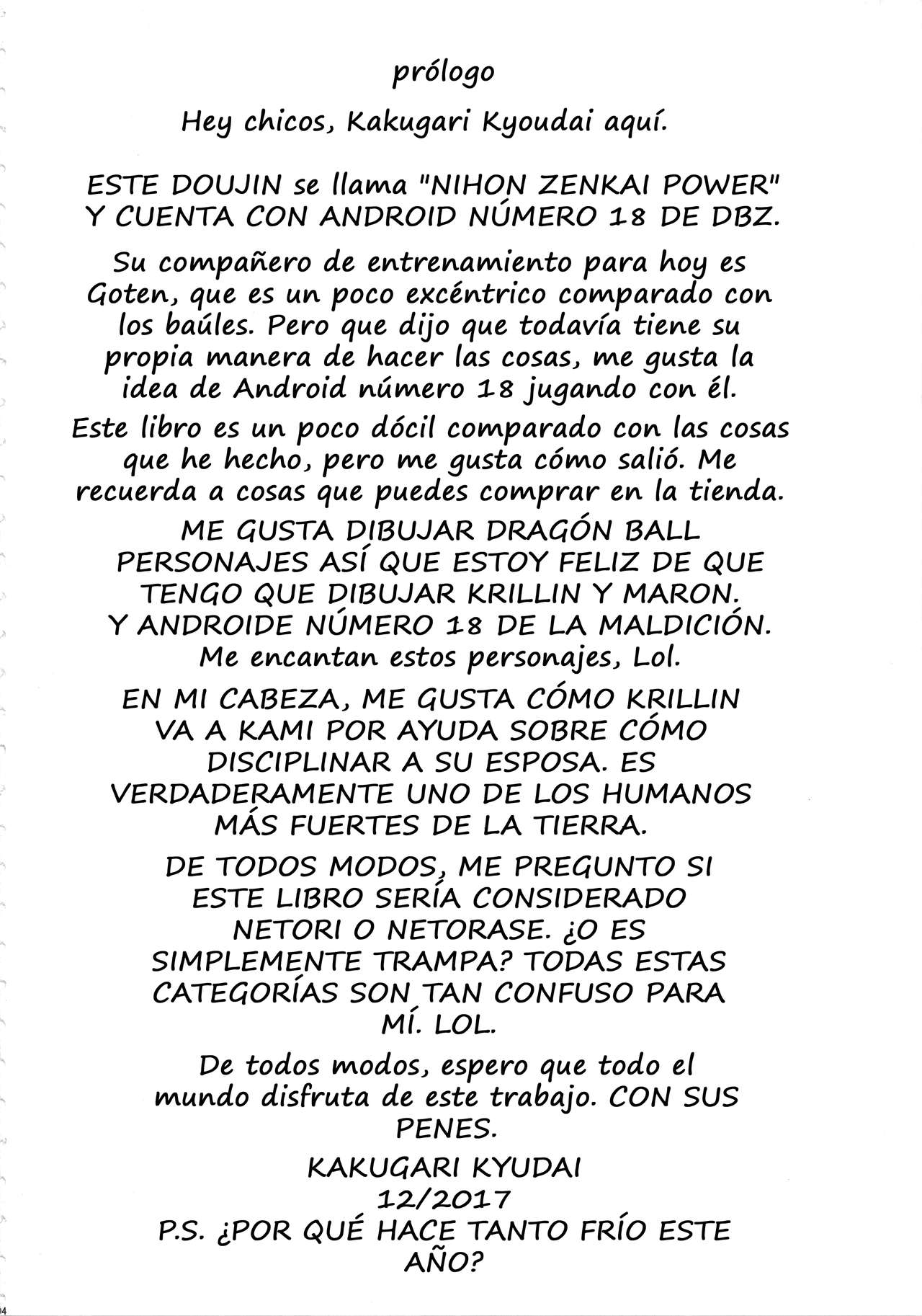 (C93) [Niku Ringo (Kakugari Kyoudai)] Nippon ZENKAI Power (Dragon Ball Z) [Spanish] numero di immagine  3