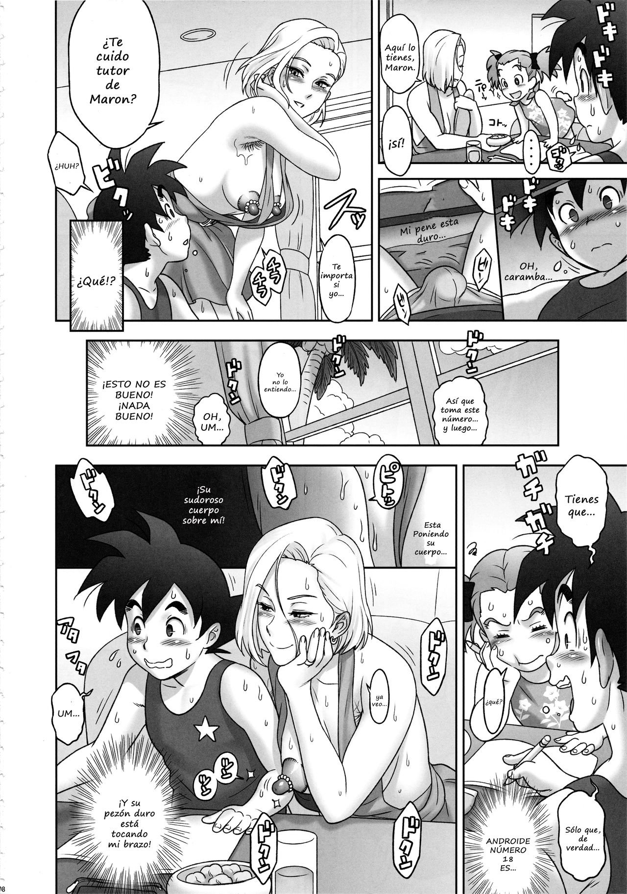 (C93) [Niku Ringo (Kakugari Kyoudai)] Nippon ZENKAI Power (Dragon Ball Z) [Spanish] numero di immagine  7