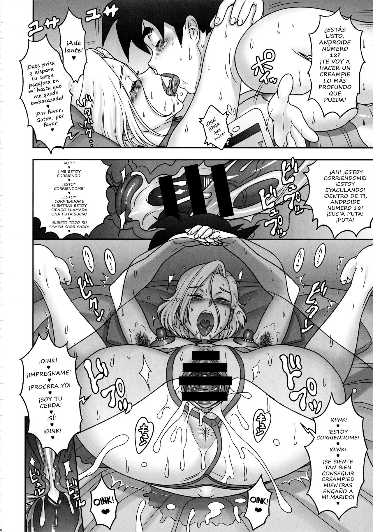 (C93) [Niku Ringo (Kakugari Kyoudai)] Nippon ZENKAI Power (Dragon Ball Z) [Spanish] numero di immagine  23