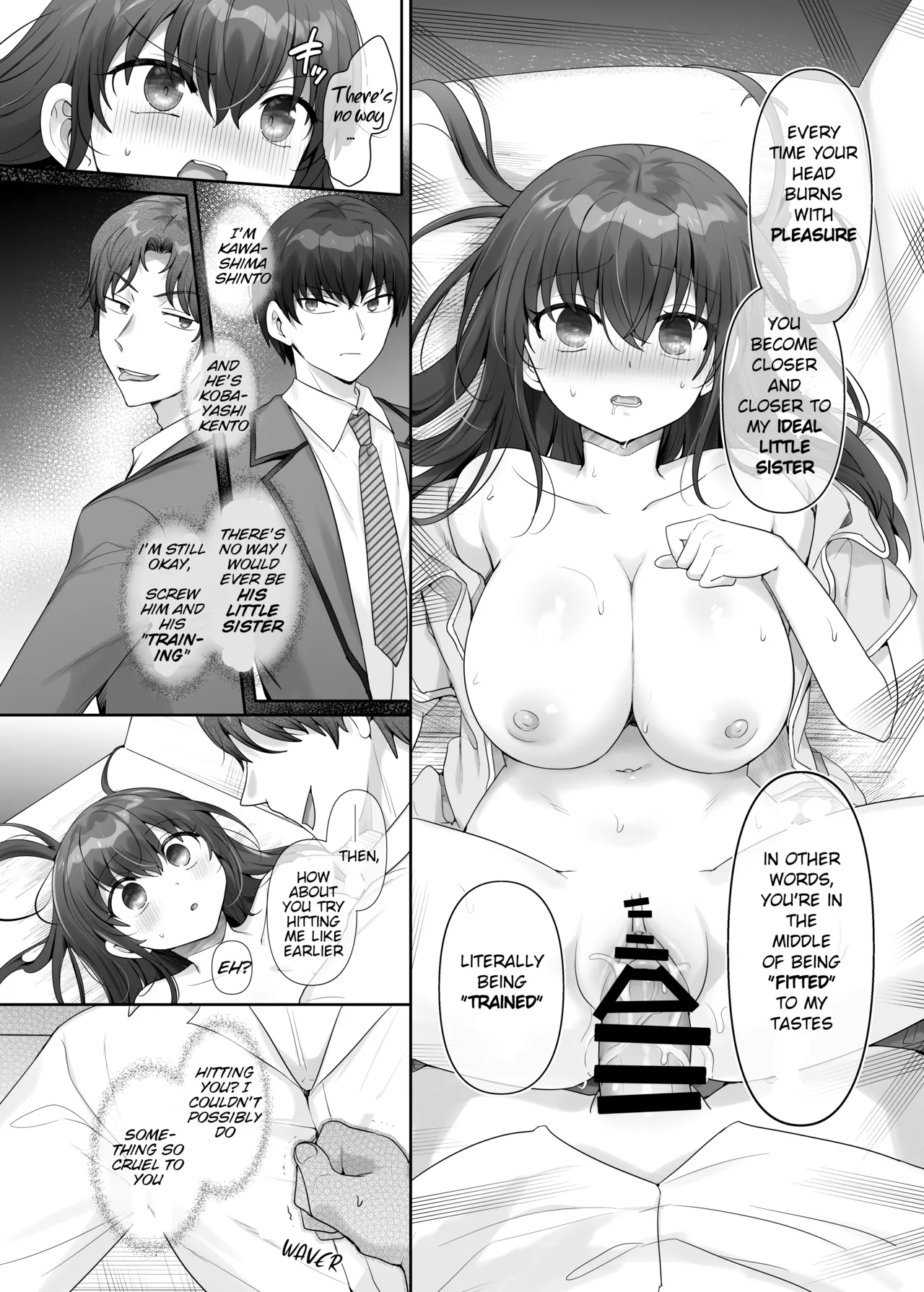 [Amuai Okashi Seisakusho (Hiiragi Popura, Ochita Ato Daisuki Samurai)] Ore wa Aitsu no Imouto Dorei | I'm (♂) His Little Sister Slave [English] image number 17