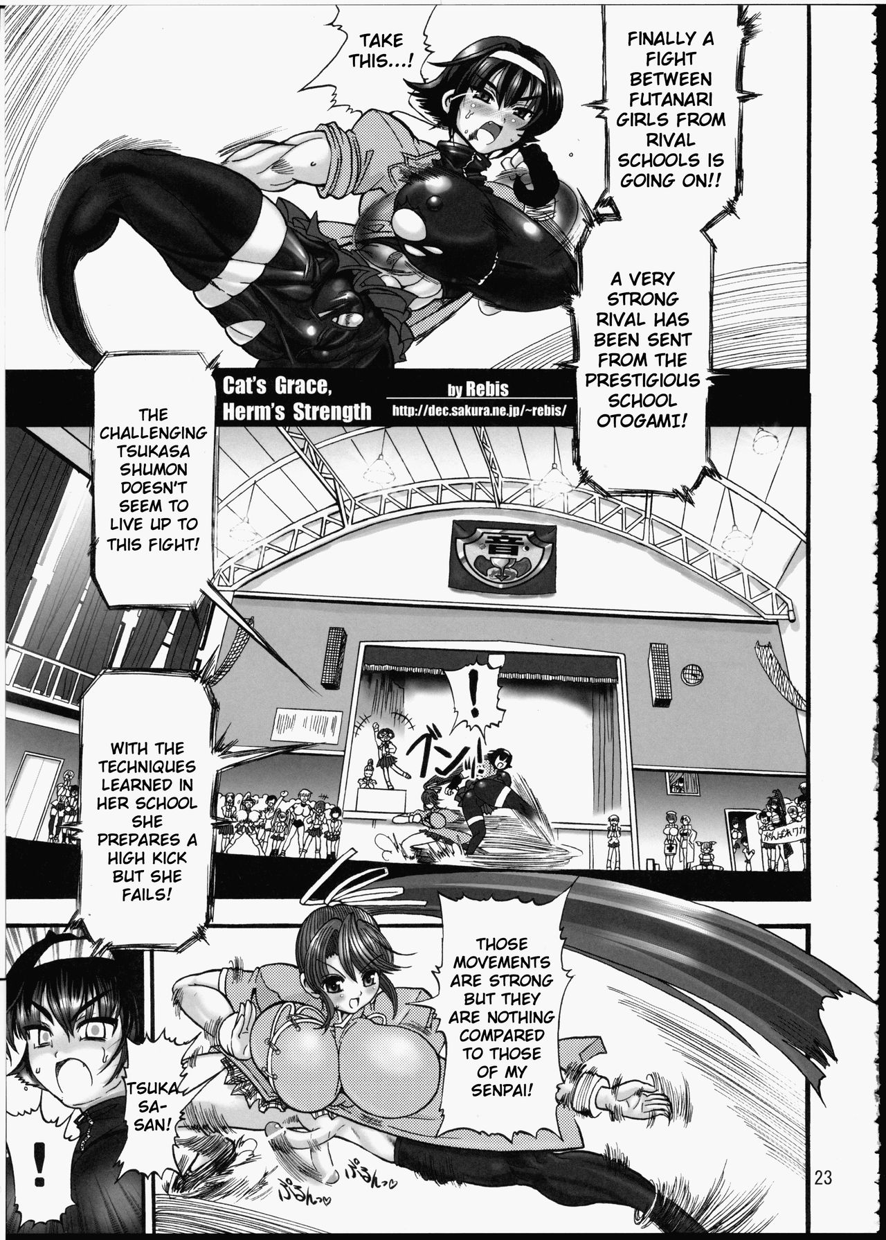 REBIS Cat's grace, Herm's strength (AMI Jiyuuchou Ni Futanarisuto) [English] [Raknnkarscans] изображение № 1