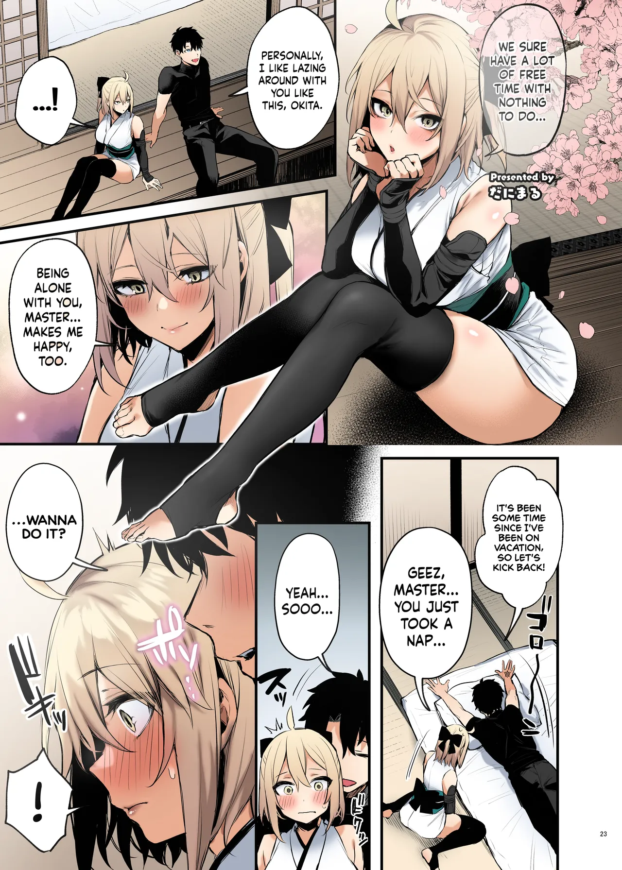 [Kakuzatou (Danimaru)] Okita Souji (FGO Icha Love Ero Goudou ~Junai Tokuiten Lovedea~) (Fate/Grand Order) [English] [Sloppy Seconds] [Colorized] [Digital]