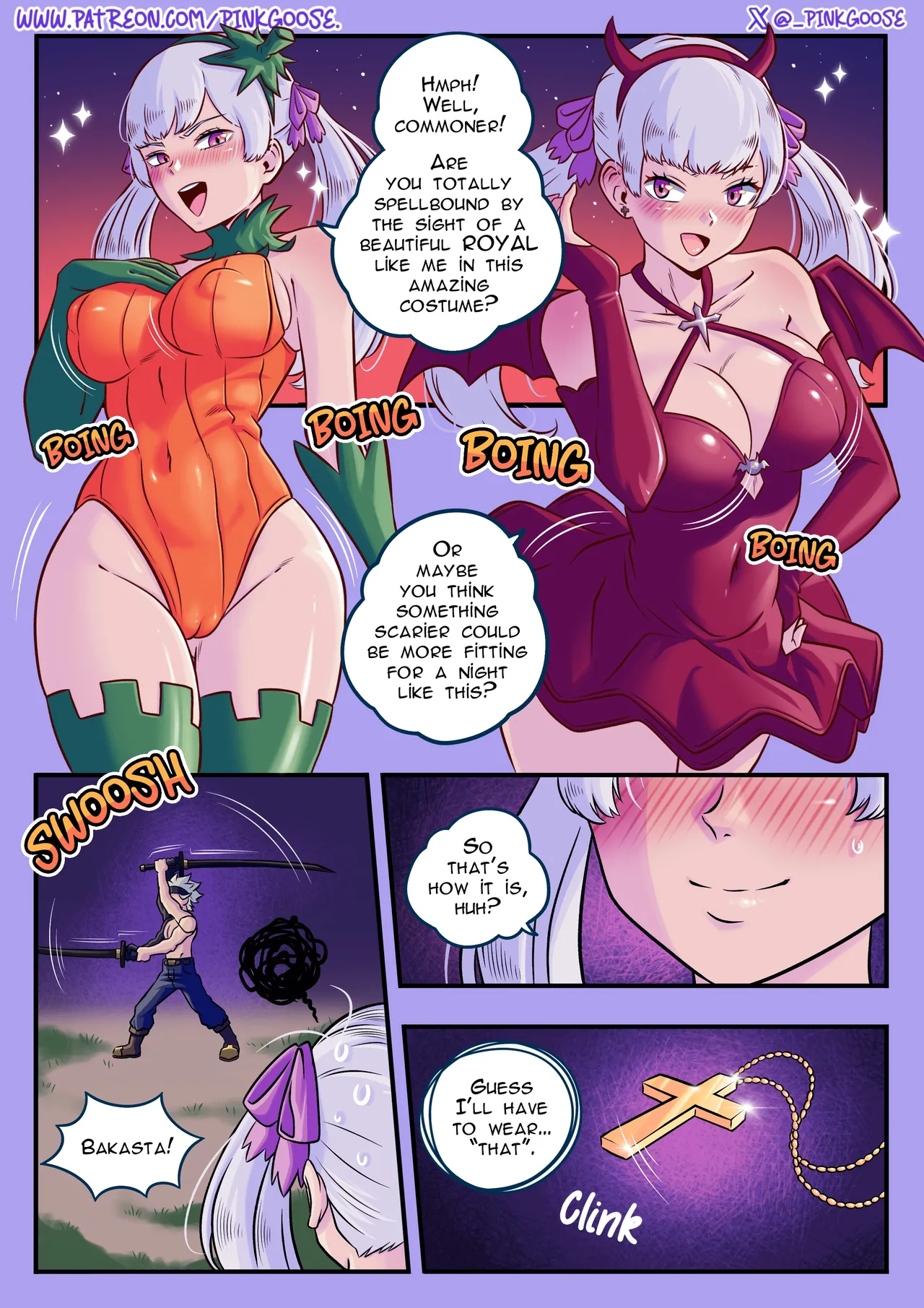 [PinkGoose] Noelle x Asta x Nero comic (Black Clover)