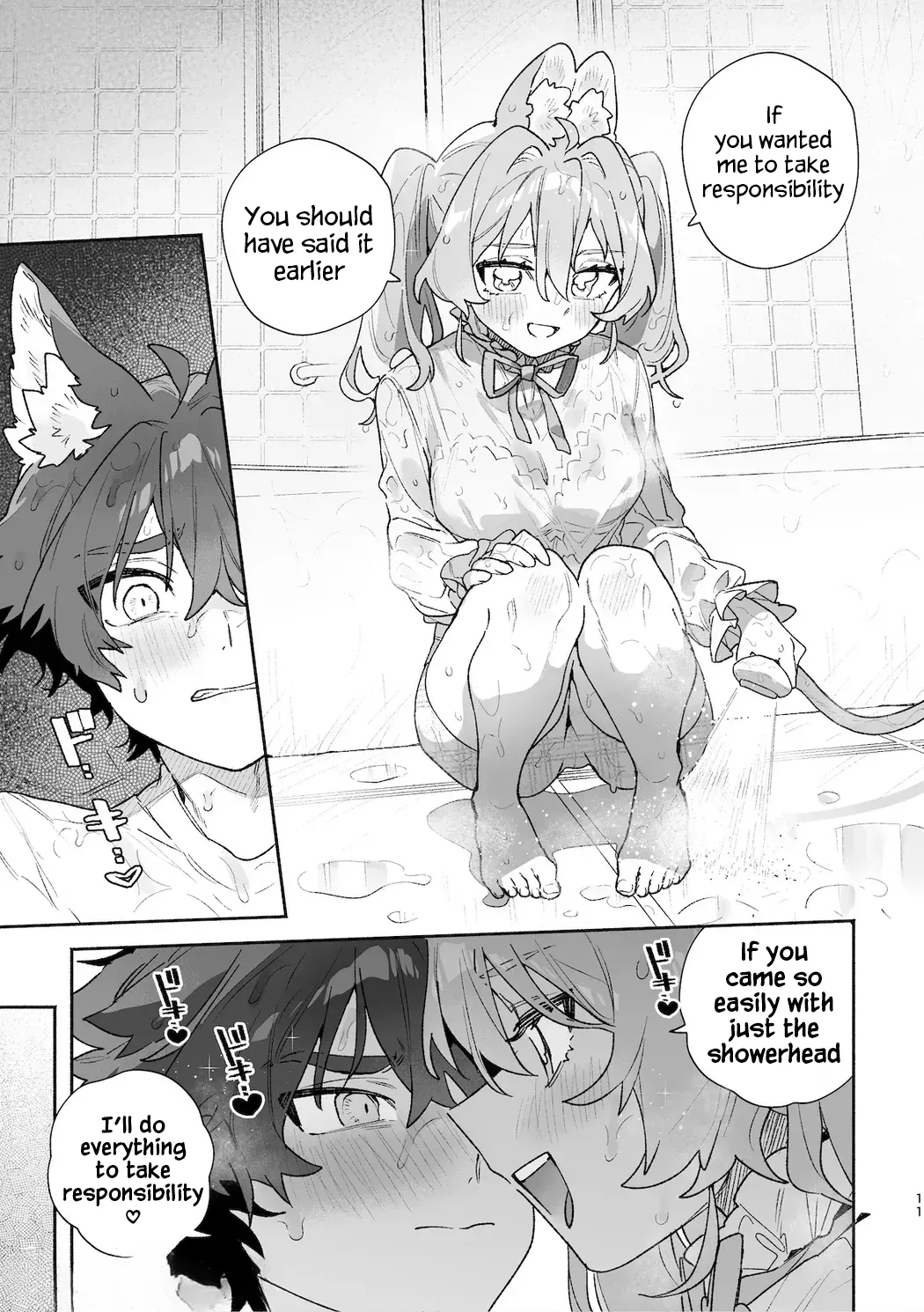 [UsachanGET] ♂ ga uke. Usagi-chan × ōkami-kun 2 | ♂ is the bottom. Rabbit-chan x Wolf-kun 2 [English] [Lunaslurp] 13eme image