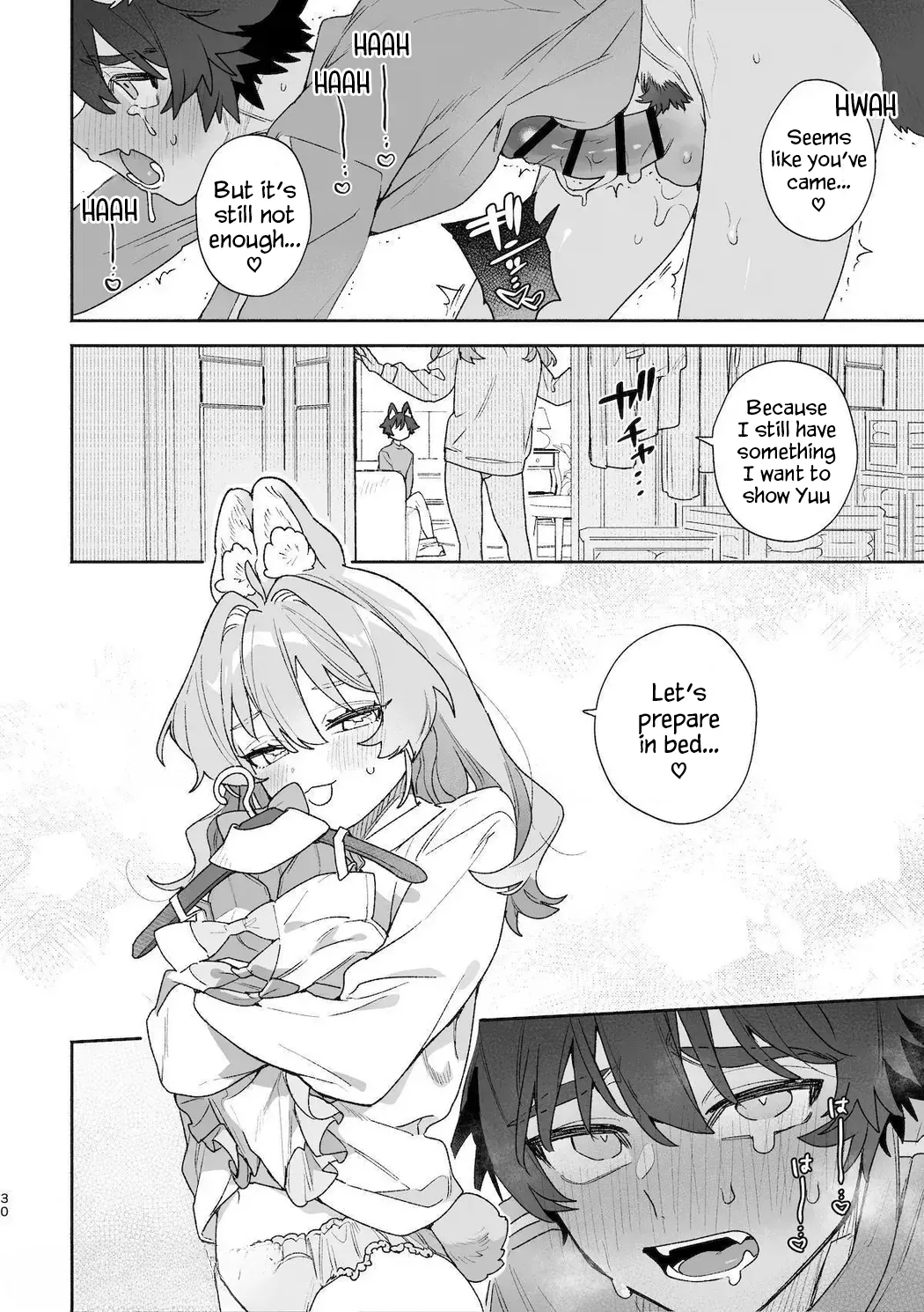 [UsachanGET] ♂ ga uke. Usagi-chan × ōkami-kun 2 | ♂ is the bottom. Rabbit-chan x Wolf-kun 2 [English] [Lunaslurp] 32eme image