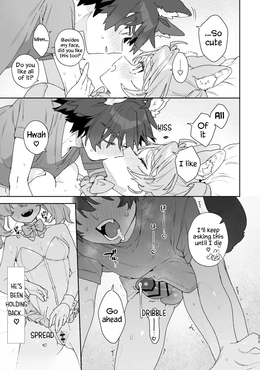 [UsachanGET] ♂ ga uke. Usagi-chan × ōkami-kun 2 | ♂ is the bottom. Rabbit-chan x Wolf-kun 2 [English] [Lunaslurp] 35eme image