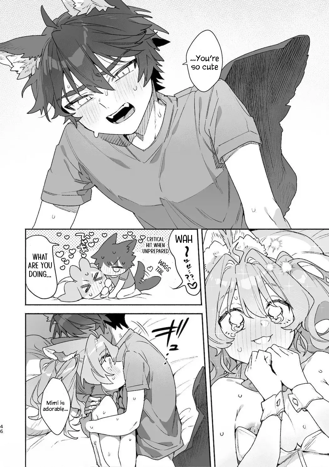 [UsachanGET] ♂ ga uke. Usagi-chan × ōkami-kun 2 | ♂ is the bottom. Rabbit-chan x Wolf-kun 2 [English] [Lunaslurp] 48eme image