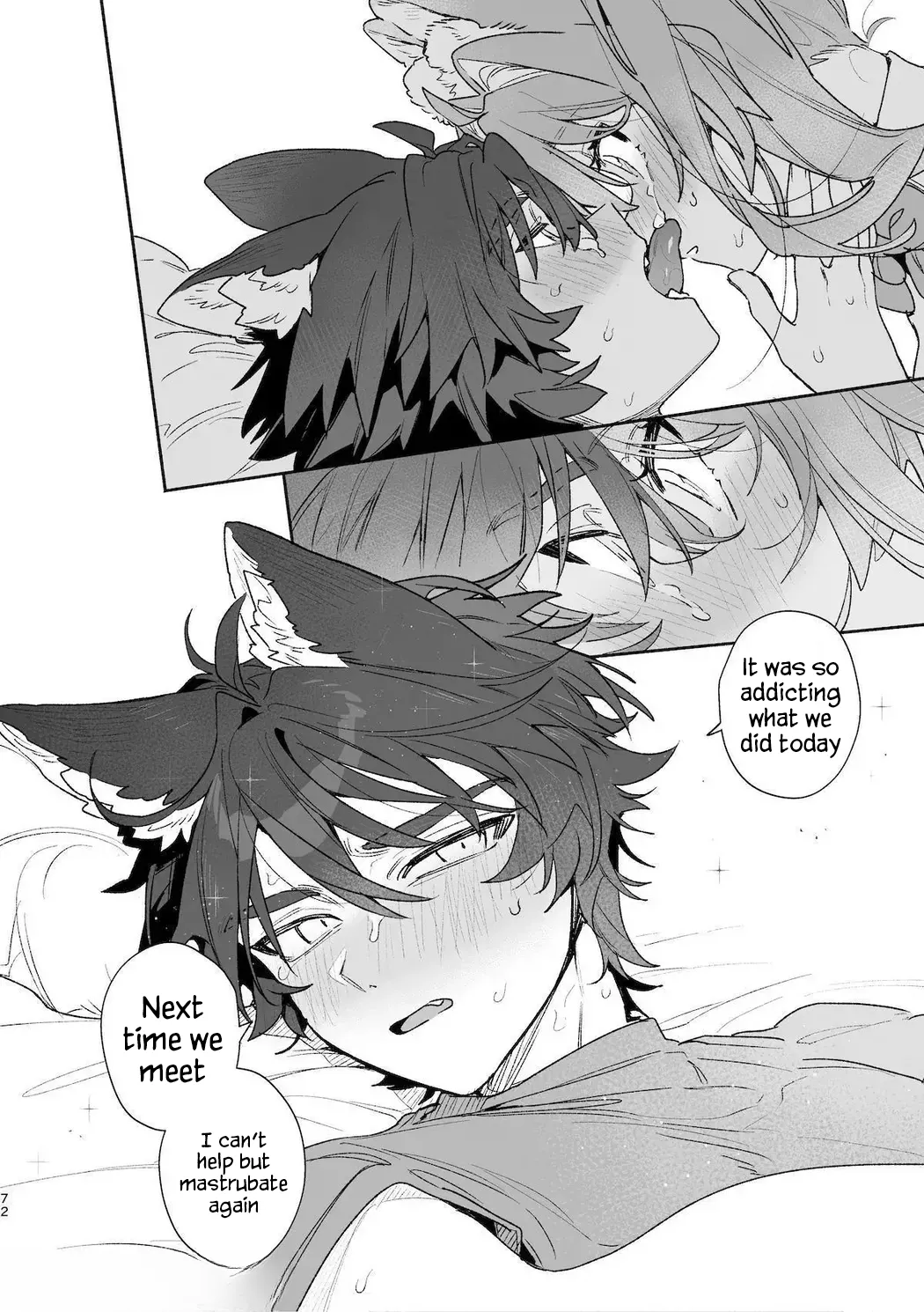 [UsachanGET] ♂ ga uke. Usagi-chan × ōkami-kun 2 | ♂ is the bottom. Rabbit-chan x Wolf-kun 2 [English] [Lunaslurp] 74eme image