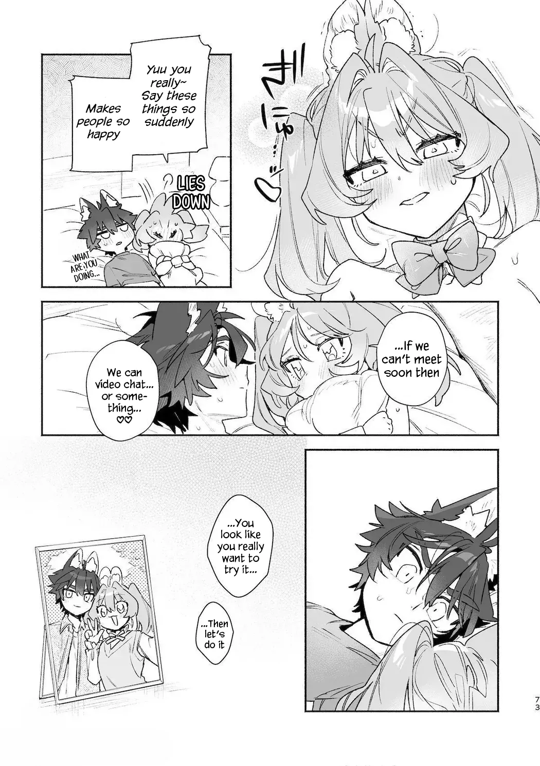 [UsachanGET] ♂ ga uke. Usagi-chan × ōkami-kun 2 | ♂ is the bottom. Rabbit-chan x Wolf-kun 2 [English] [Lunaslurp] 75eme image